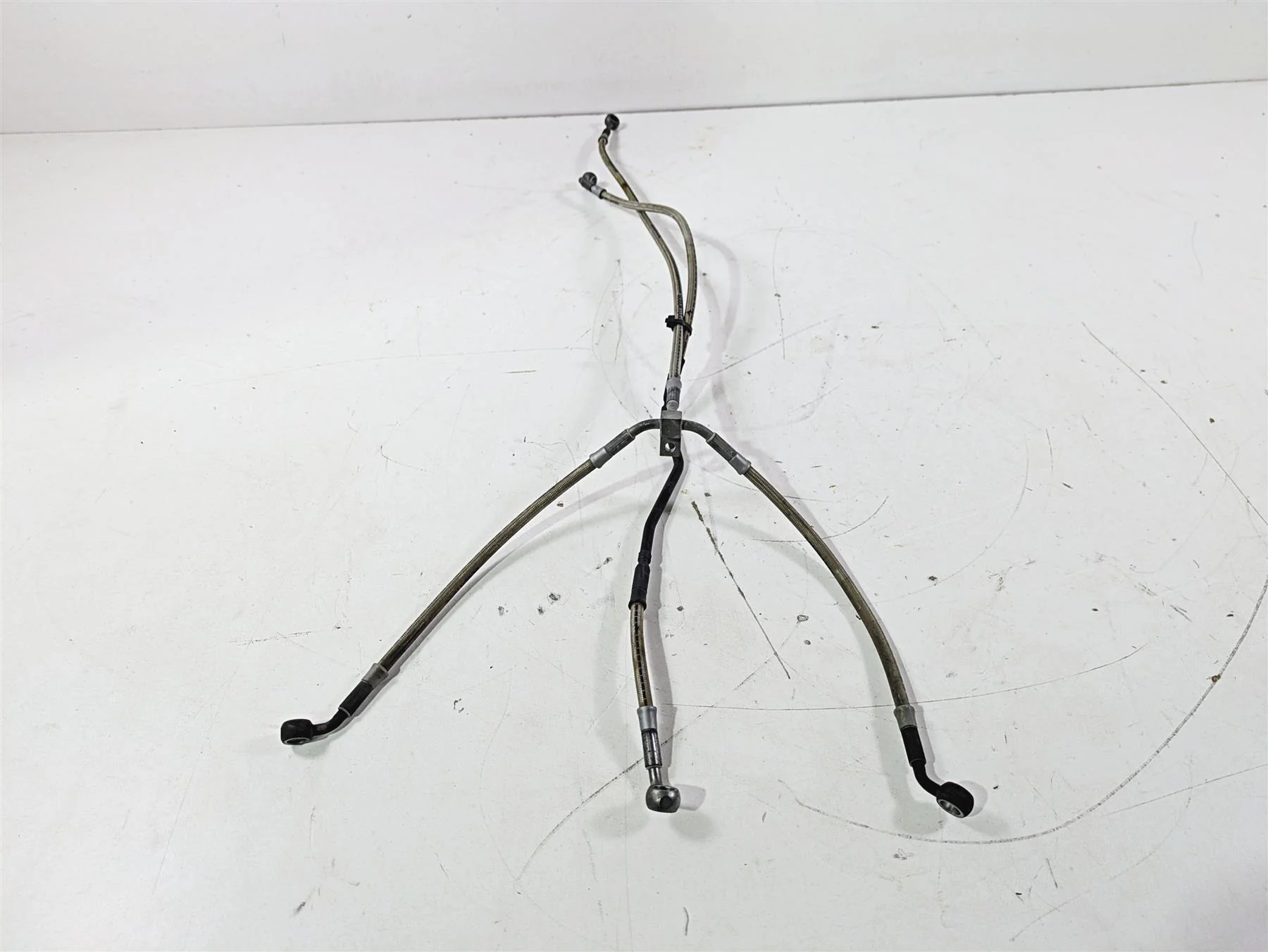 2015 BMW R1200GS Adv K51 Front Abs Brake Line Hose Set 34328526553 34328526552 - Image 4