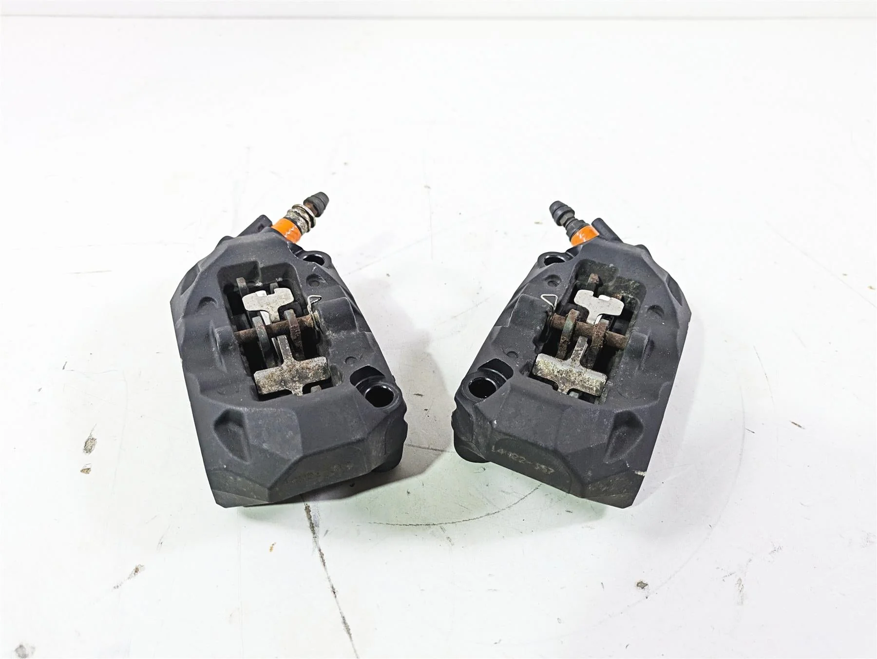 2015 BMW R1200GS Adv K51 Front Brake Caliper Set Brembo 100mm 34118556206 - Image 8