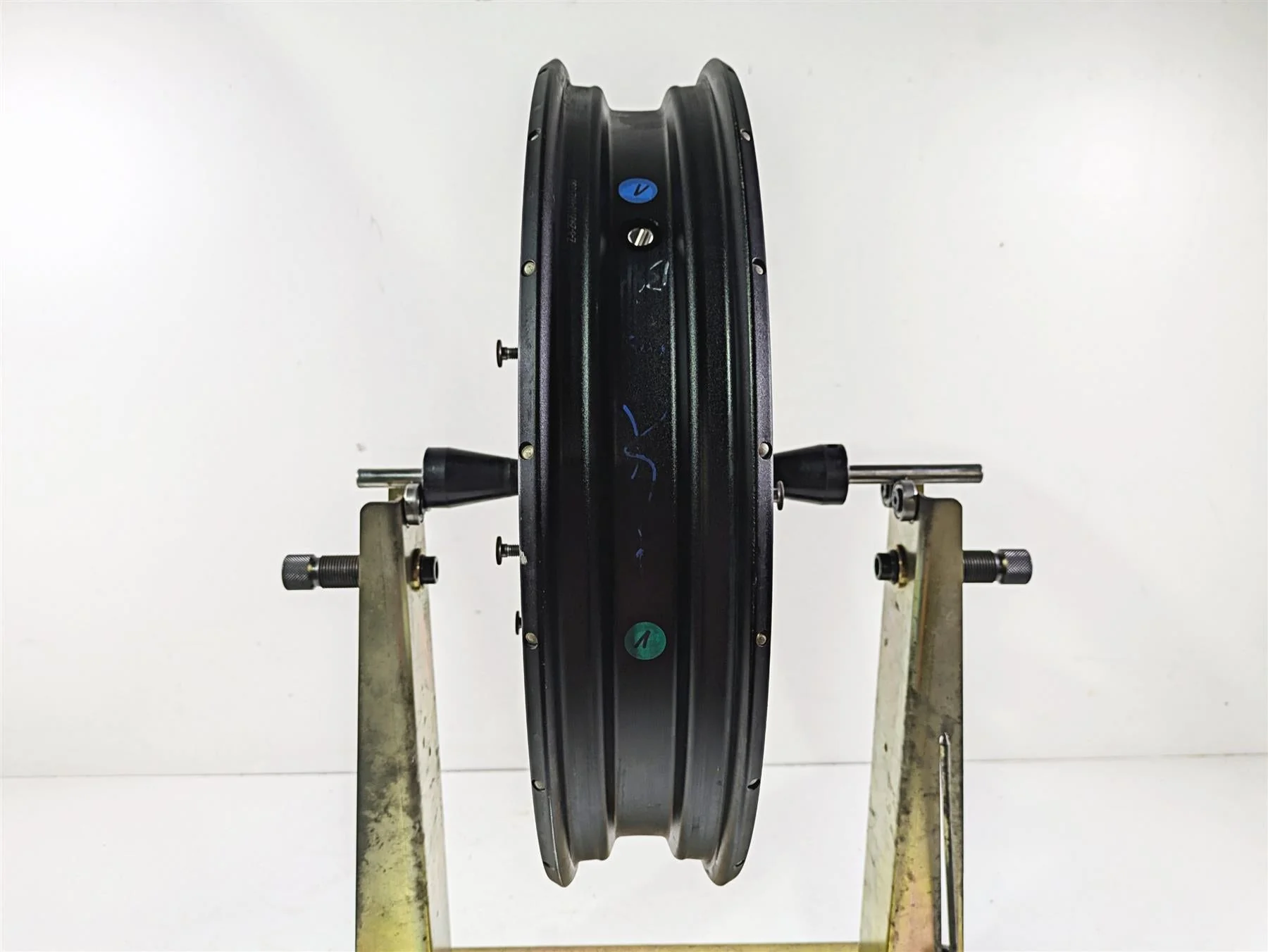 2015 BMW R1200GS Adv K51 GLM Front Wheel Rim Spoke 19x3 Wobble 36318528530 - Image 9