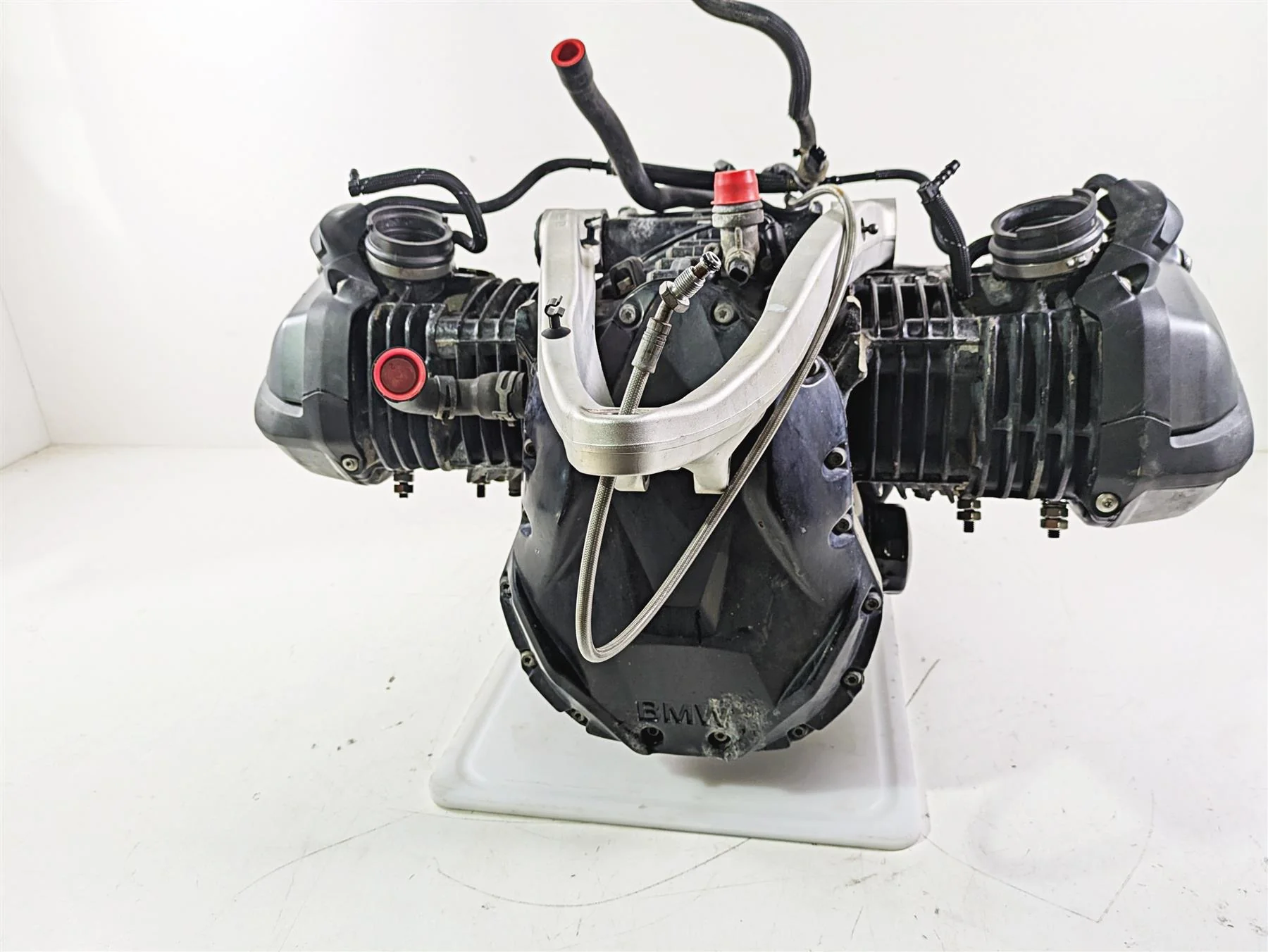 2015 BMW R1200GS Adv K51 Running Engine Motor 37K Black -Video 11008389100 - Image 4