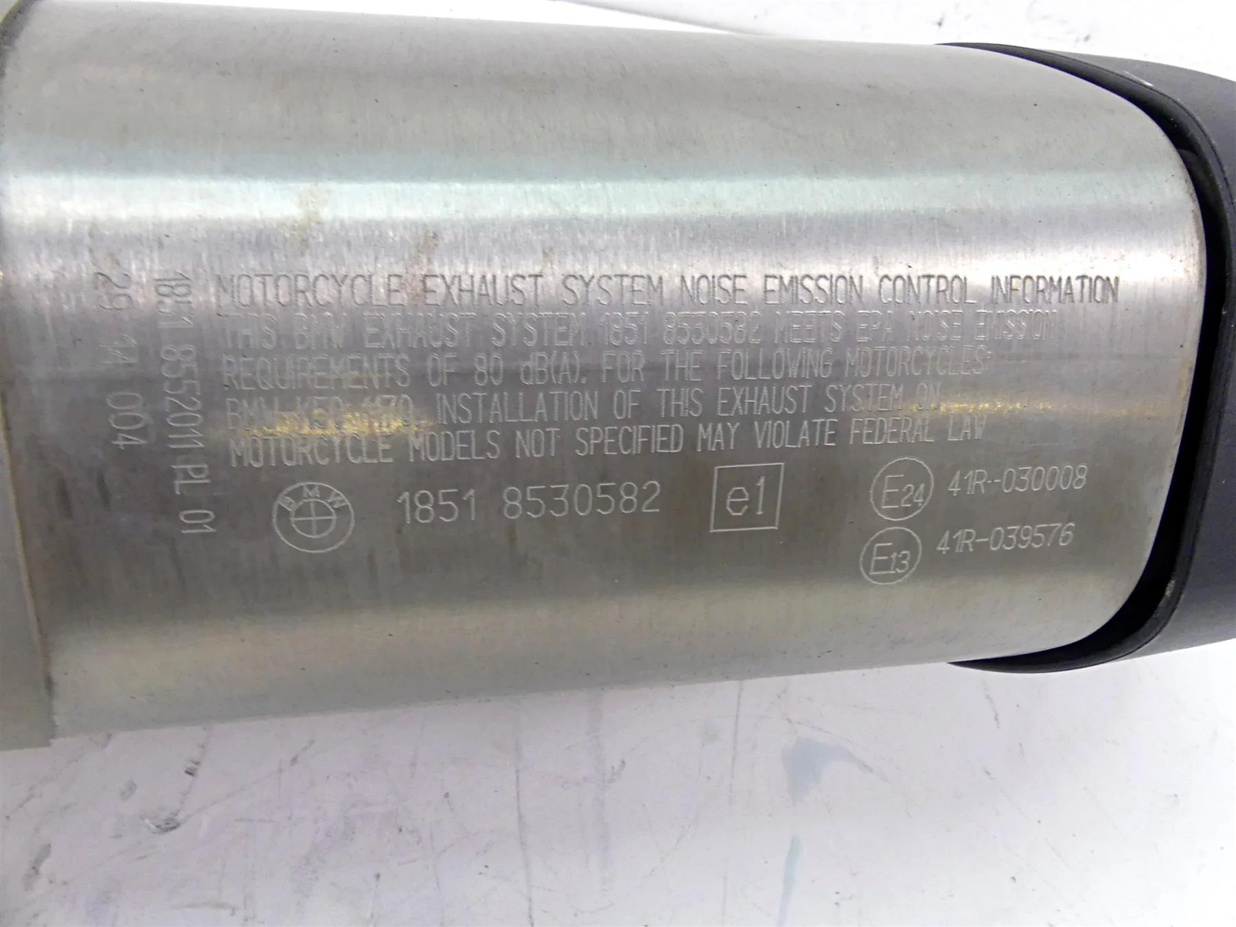 2015 BMW R1200GS GSW K50 Exhaust Pipe Muffler Silencer 18518525082 18518530582 - Image 9