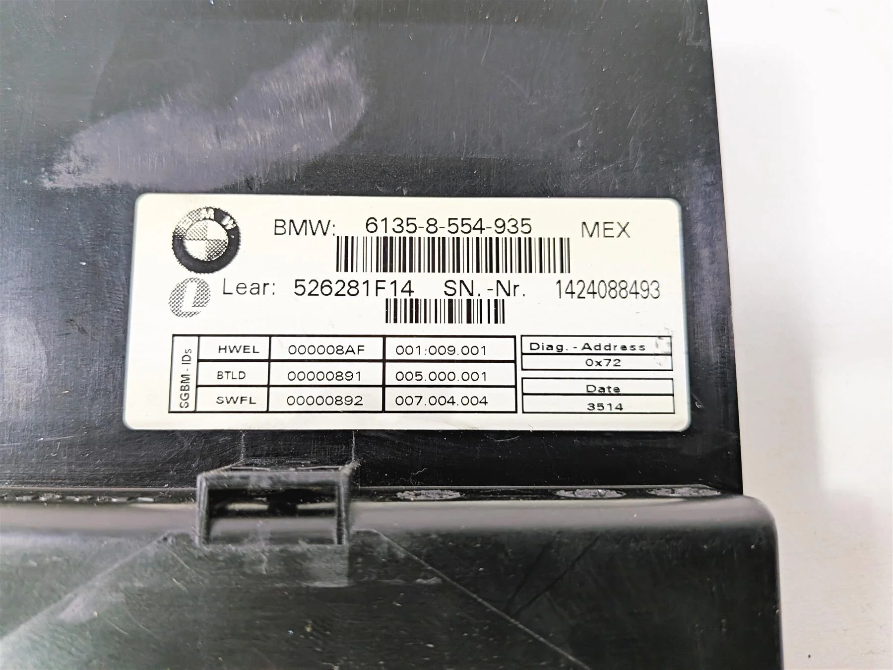 2015 BMW R1200GS  K50 Basic Control Module Unit Box 61358554935 - Image 9