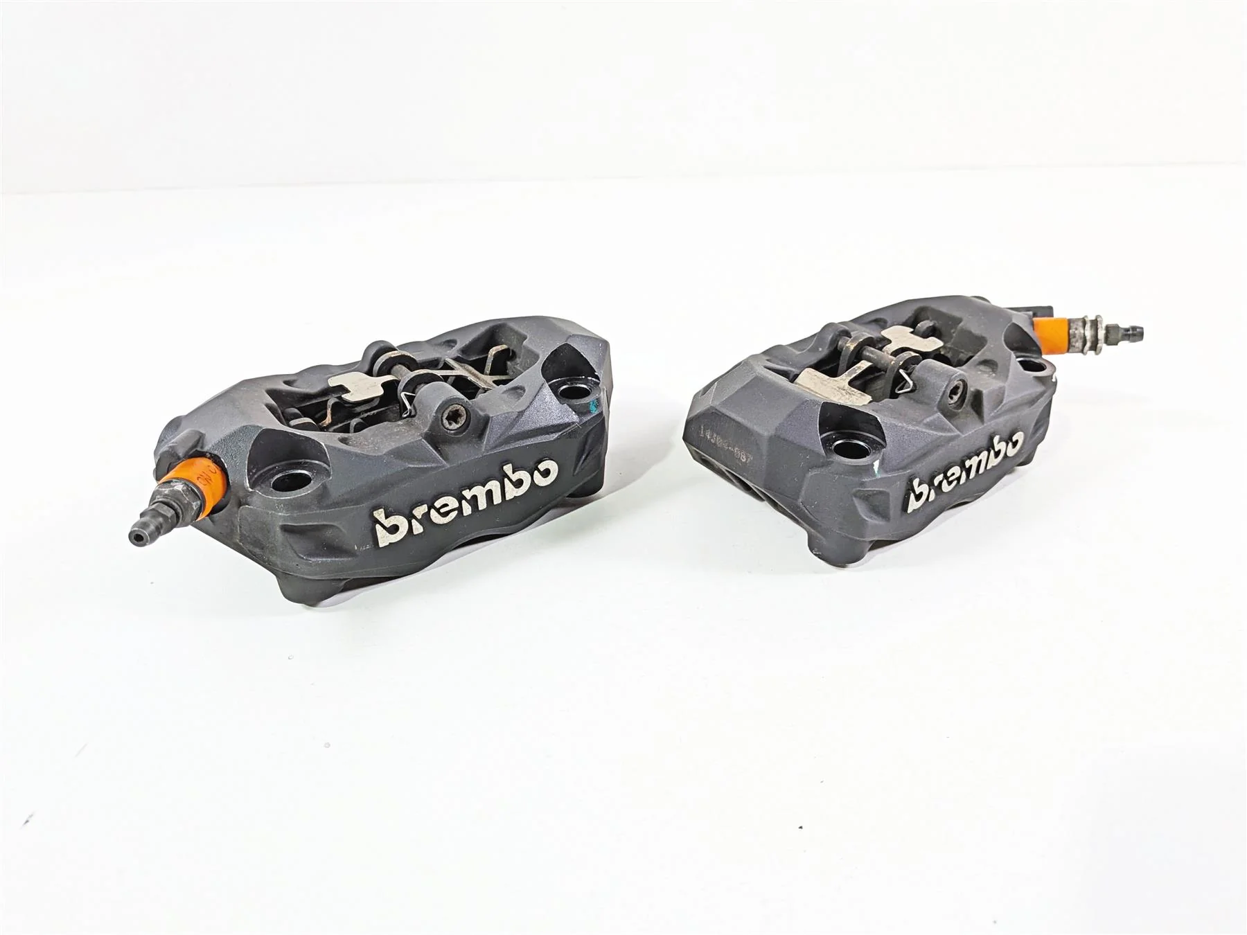 2015 BMW R1200GS  K50 Brembo 100mm Front Brake Calipers 34118556205 34118556206 - Image 13