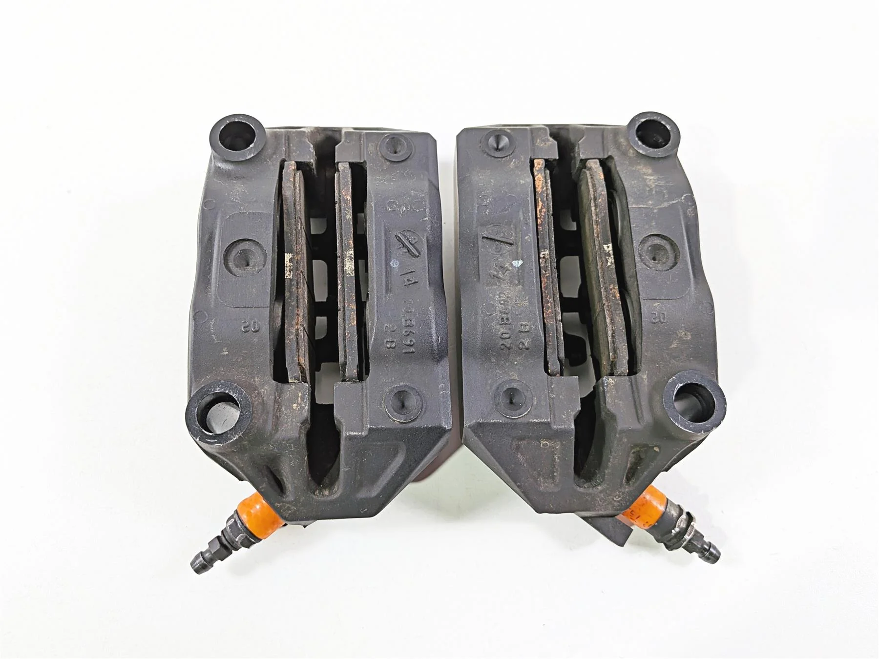 2015 BMW R1200GS  K50 Brembo 100mm Front Brake Calipers 34118556205 34118556206 - Image 8