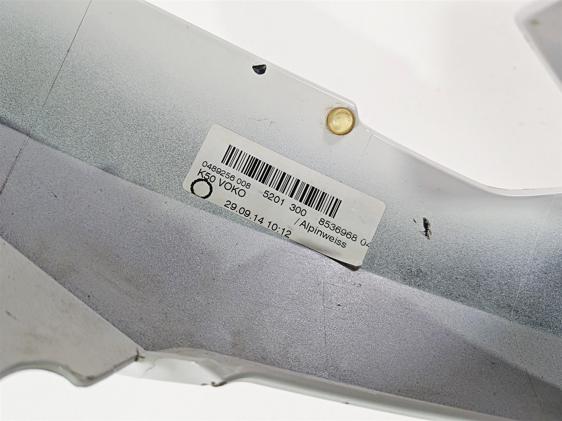 2015 BMW R1200GS K50 White Front Upper Fender Cover Fairing 46618532214 - Image 8