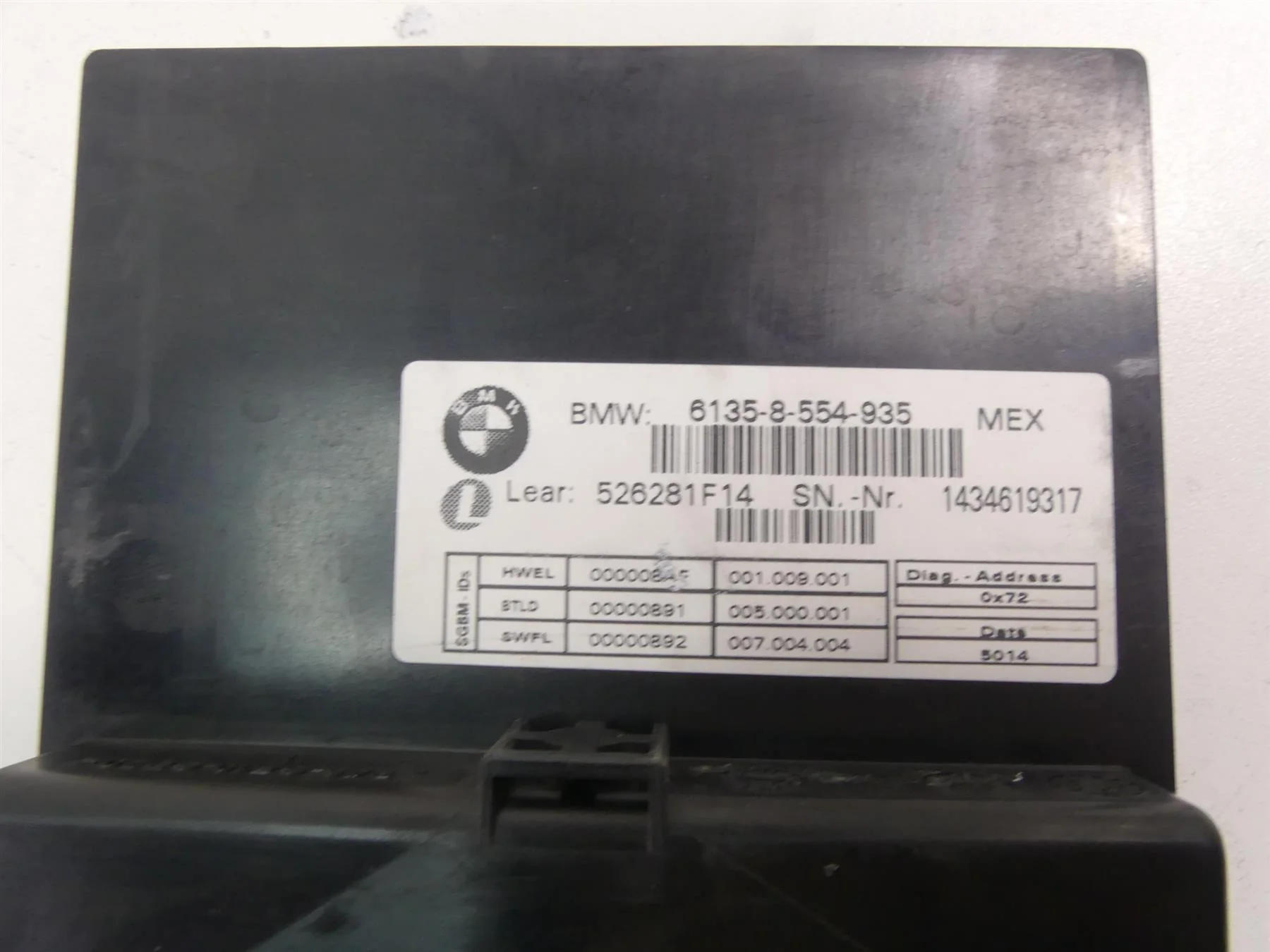 2015 BMW R1200RT K52 Basic Ecu Module Electrical Control Unit 61358554935 - Image 6