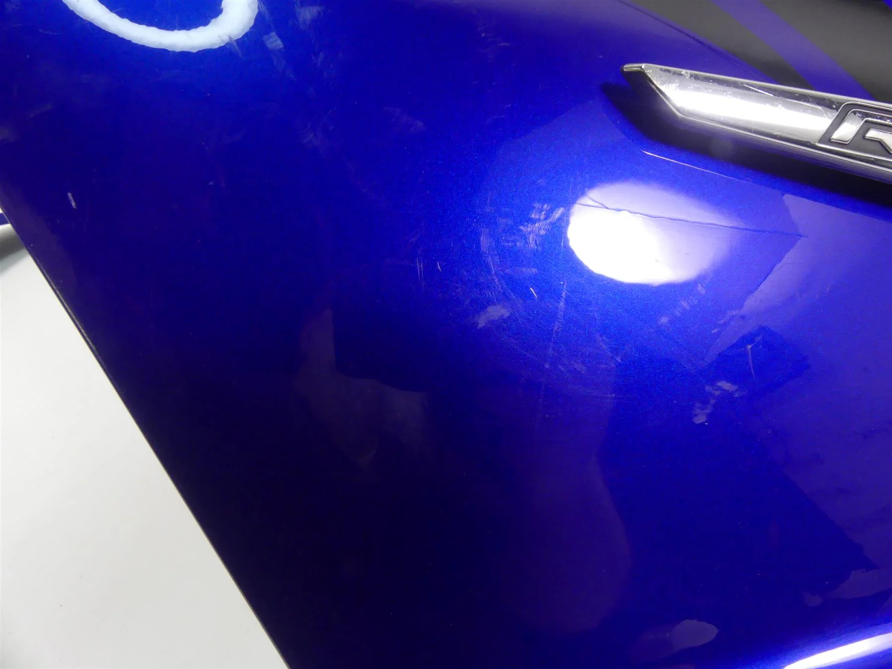2015 BMW R1200RT K52 Left Side Blue Tank Cover Fairing 40902346090 - Image 10