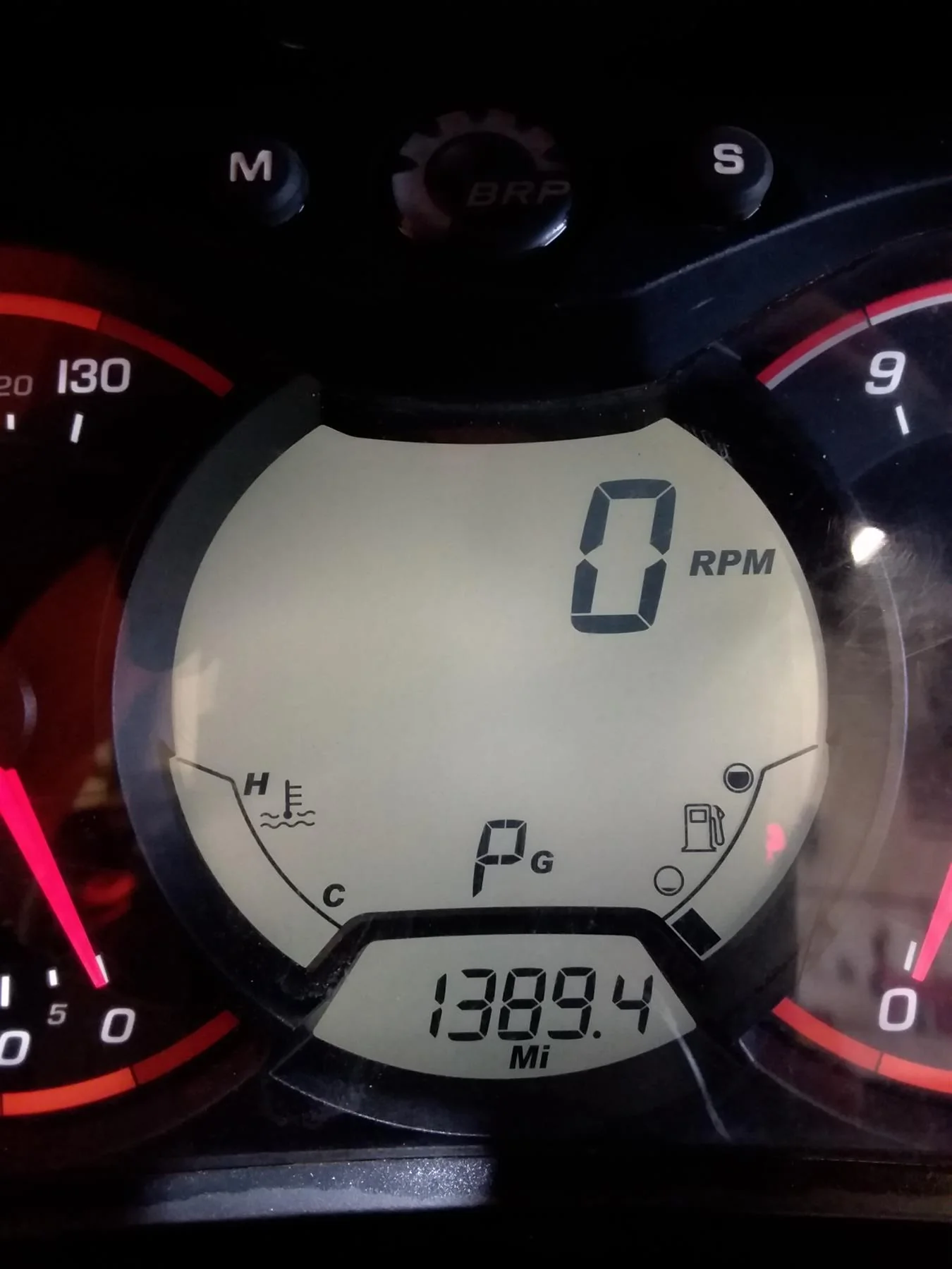 2015 Can-Am Commander 1000XT Speedometer Gauge Instrument 1K 710003927 710005116 - Image 2
