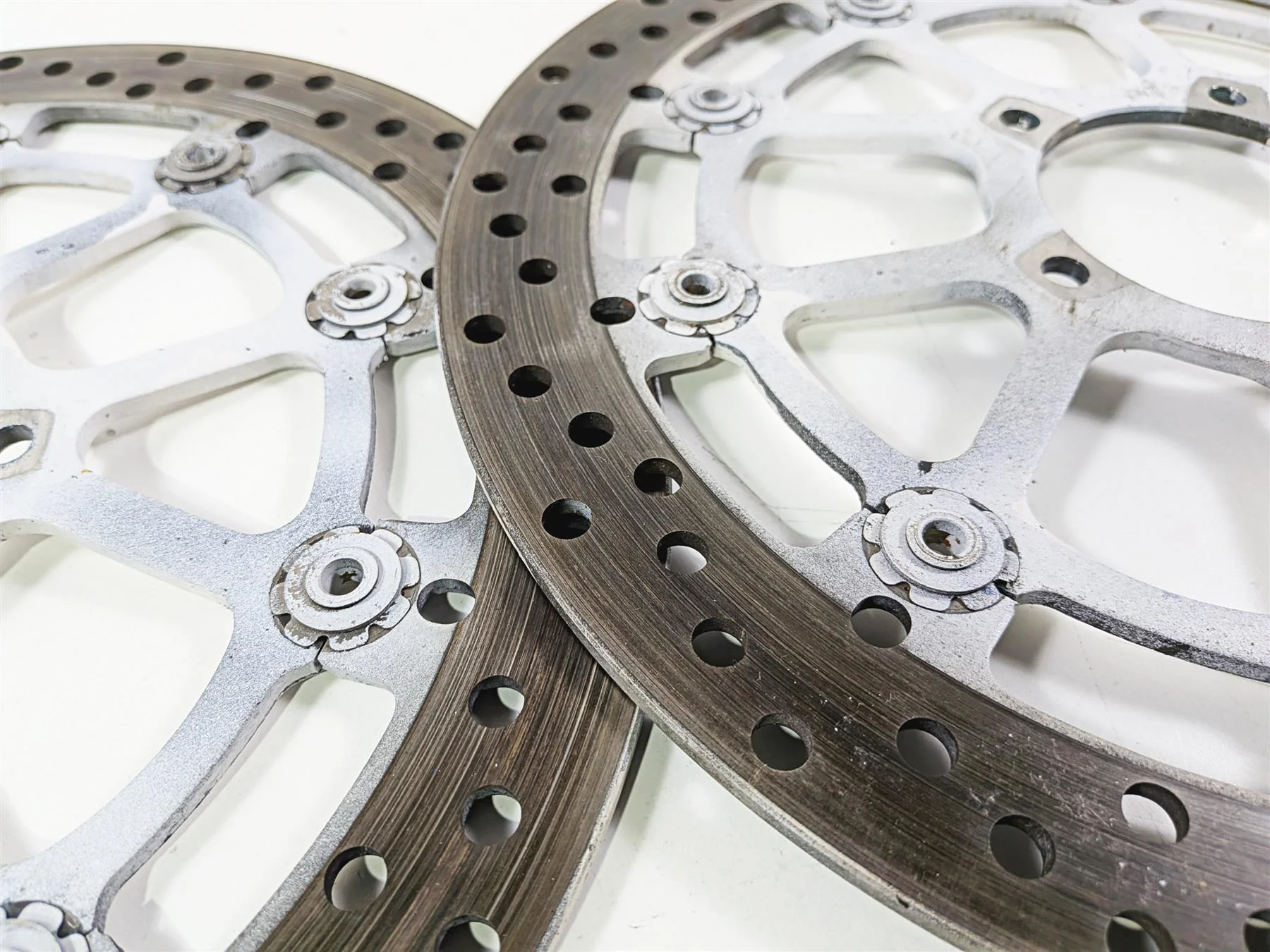 2015 Ducati Diavel Dark Brembo Front Brake Disc Rotor Set 4.4mm 49241011A - Image 11