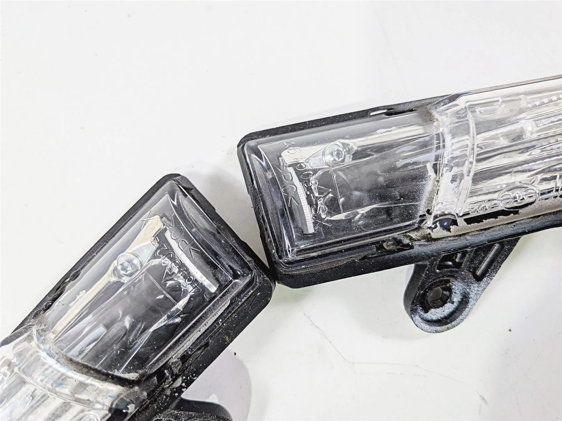 2015 Ducati Diavel Dark Front Blinker Turn Signal Set -Read 53010301B 53010311B - Image 13