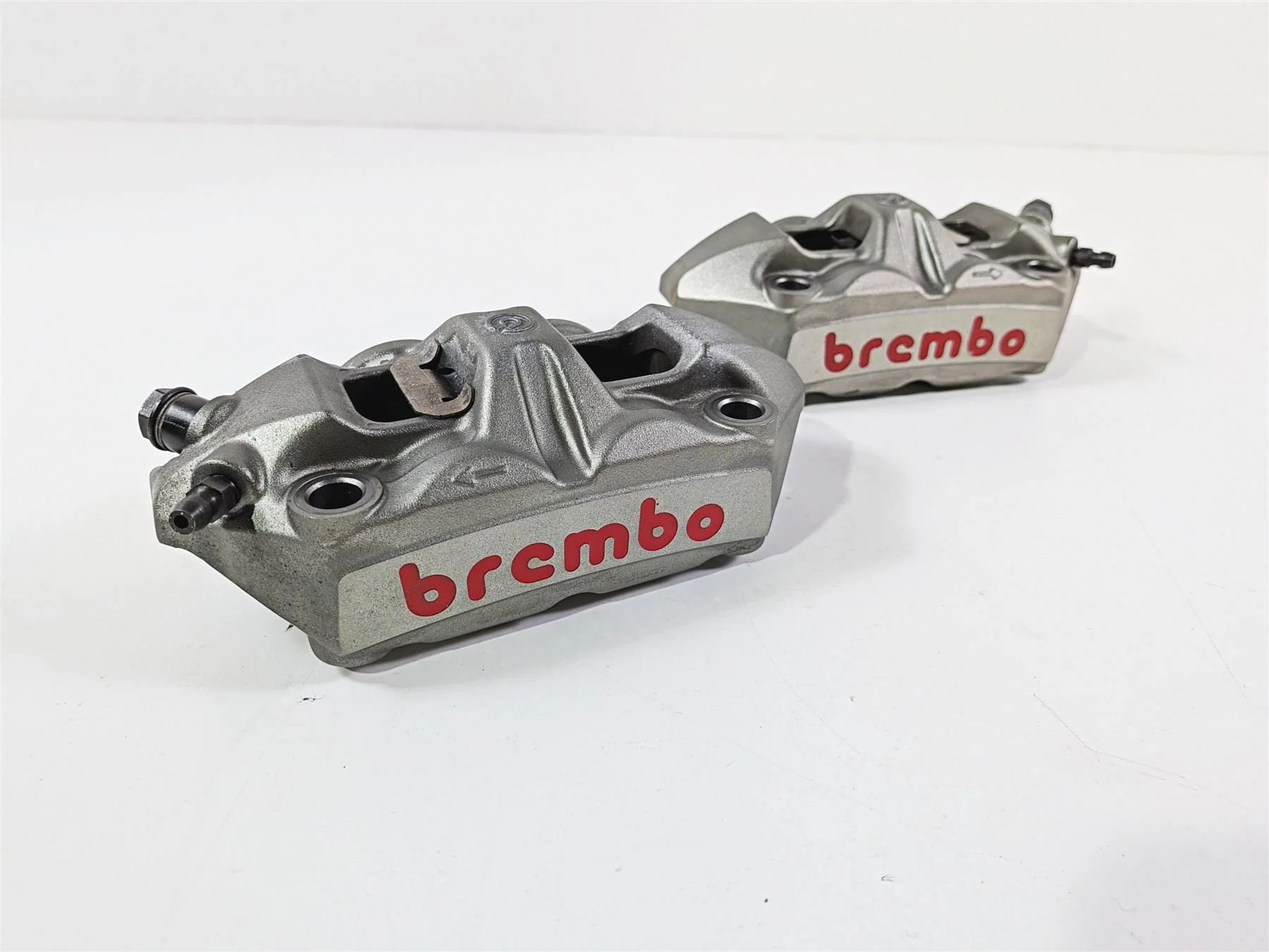 2015 Ducati Diavel Dark Front Brembo Brake Caliper Set 100mm 61040901C 61040911C - Image 15