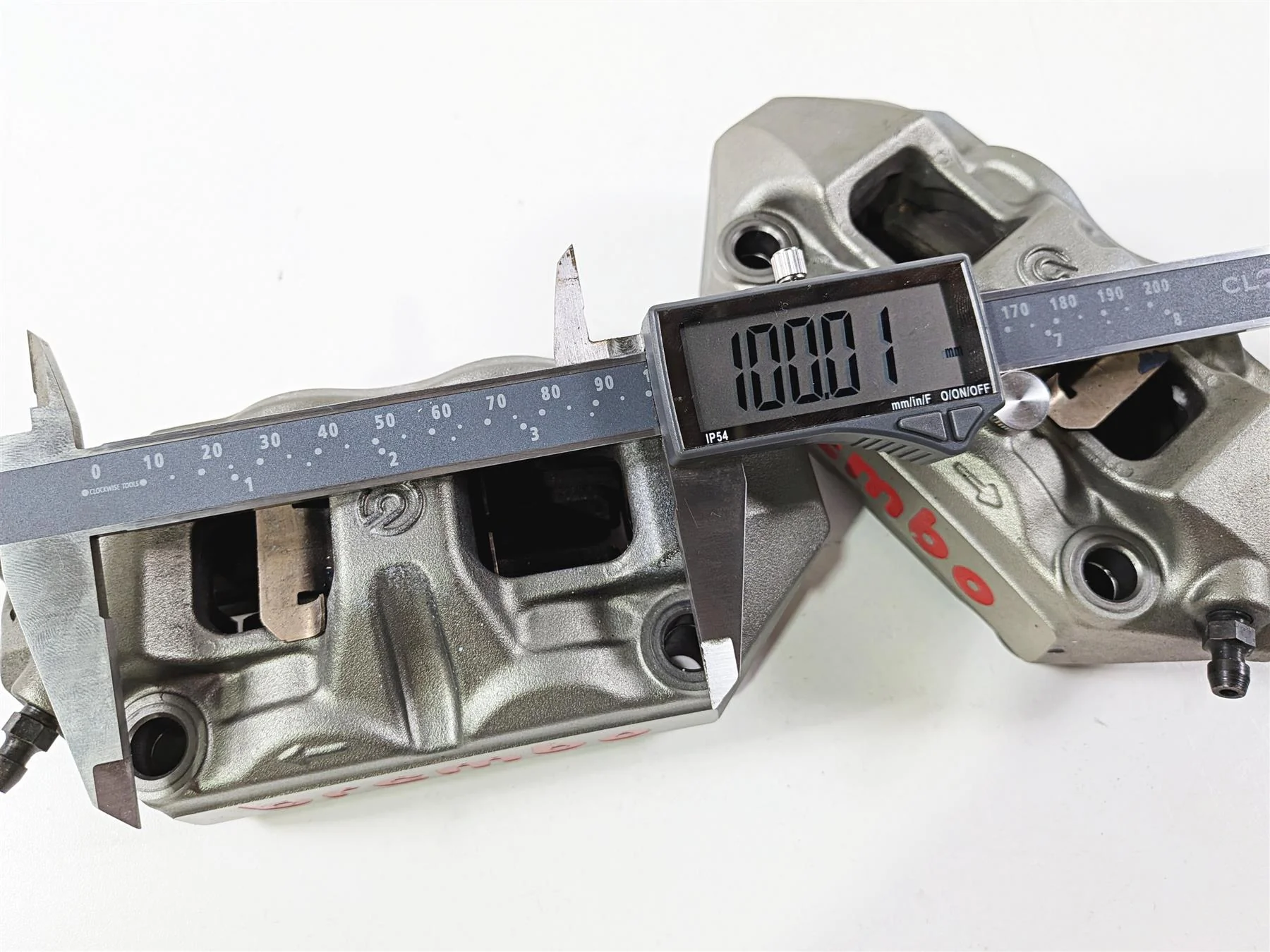 2015 Ducati Diavel Dark Front Brembo Brake Caliper Set 100mm 61040901C 61040911C - Image 2