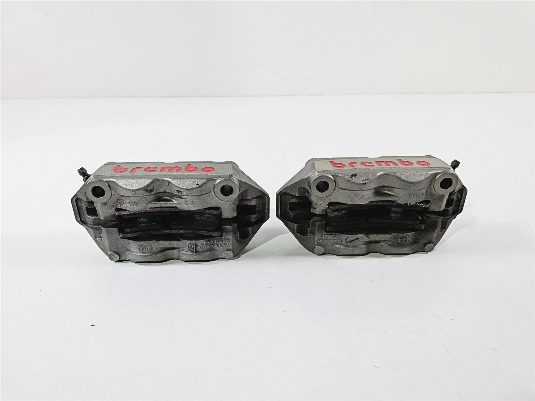2015 Ducati Diavel Dark Front Brembo Brake Caliper Set 100mm 61040901C 61040911C - Image 7