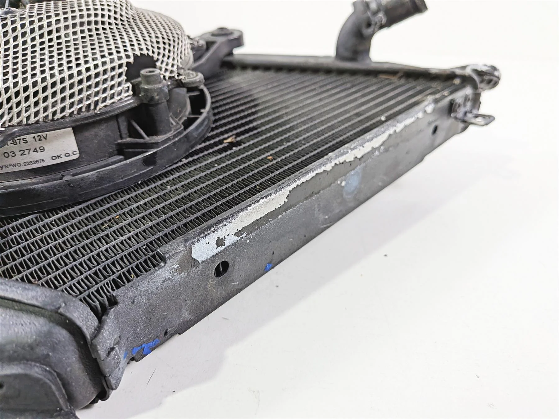 2015 Ducati Diavel Dark Left Coolant Radiator Fan Set 54840891B - Image 15