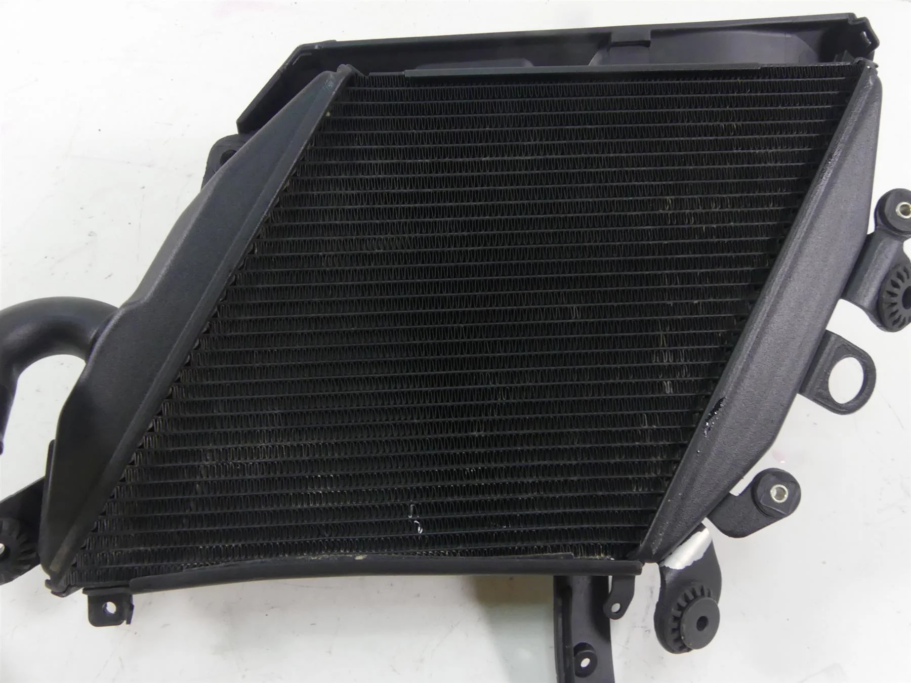 2015 Ducati Diavel Dark Left Radiator Cooler Fan Cover Set - Read 54840891B - Image 5
