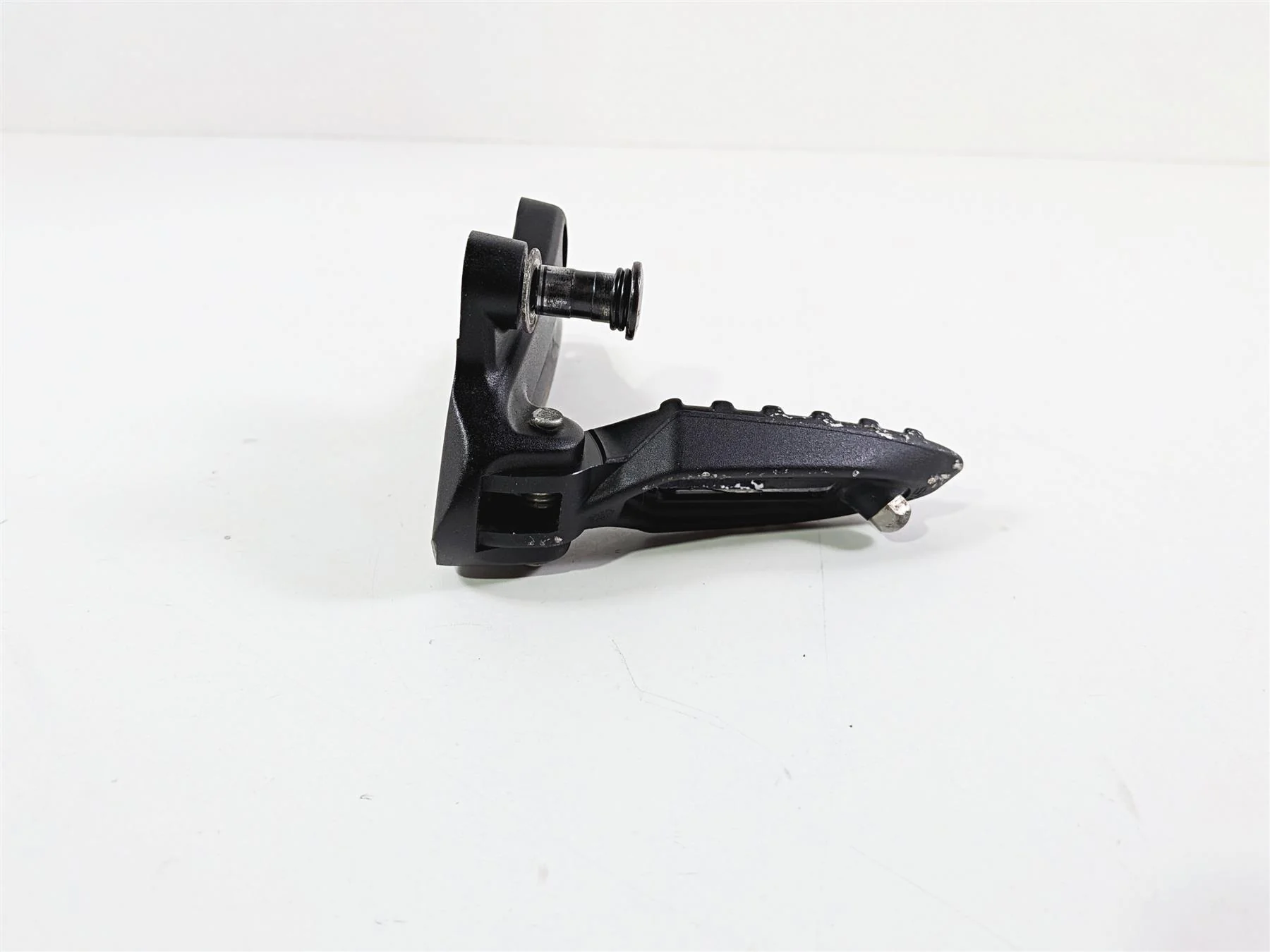 2015 Ducati Diavel Dark Left Rider Foot Peg & Mount 82411751A - Image 4