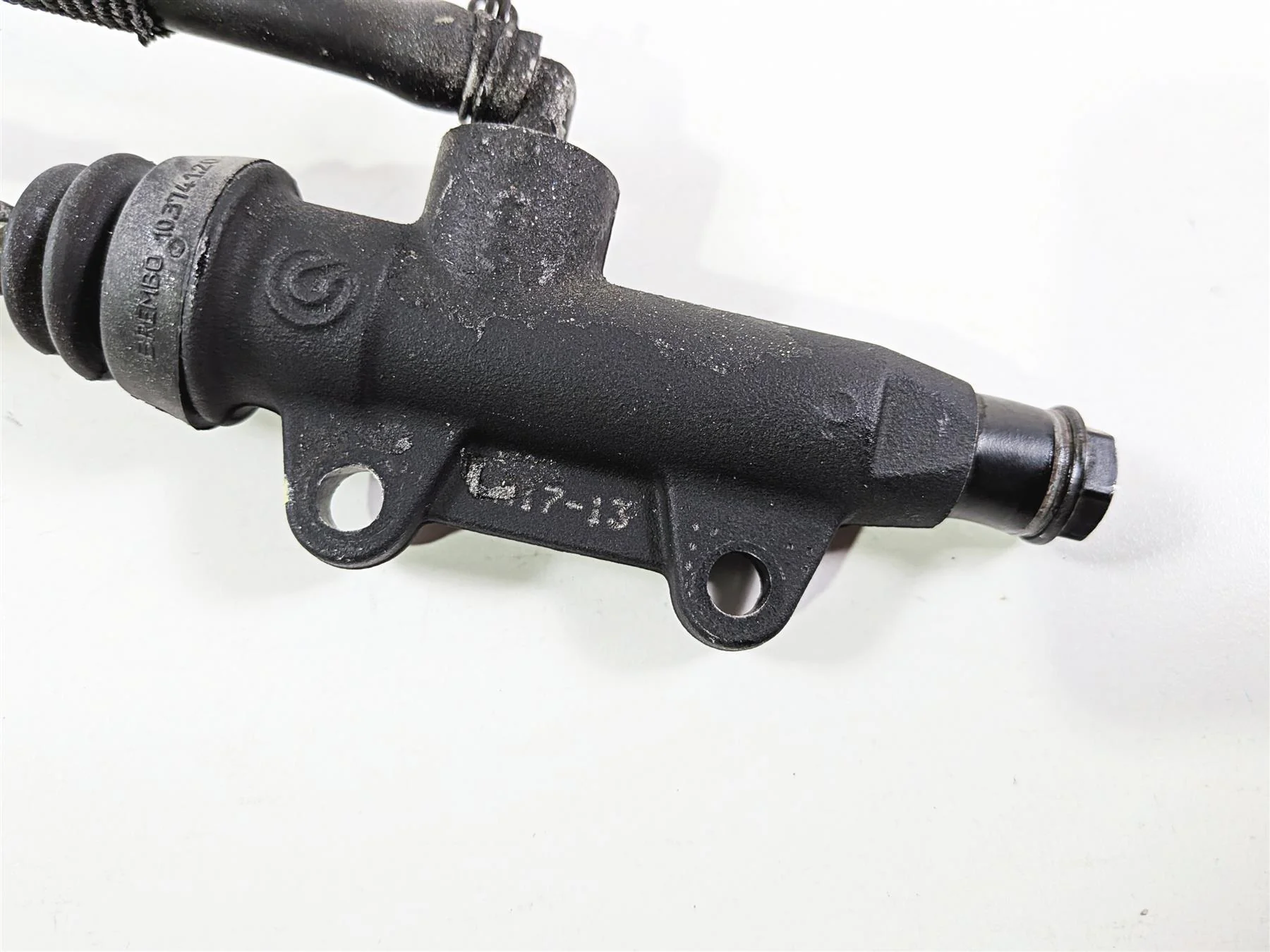 2015 Ducati Diavel Dark Rear Brembo Brake Master Cylinder 62540341A - Image 8