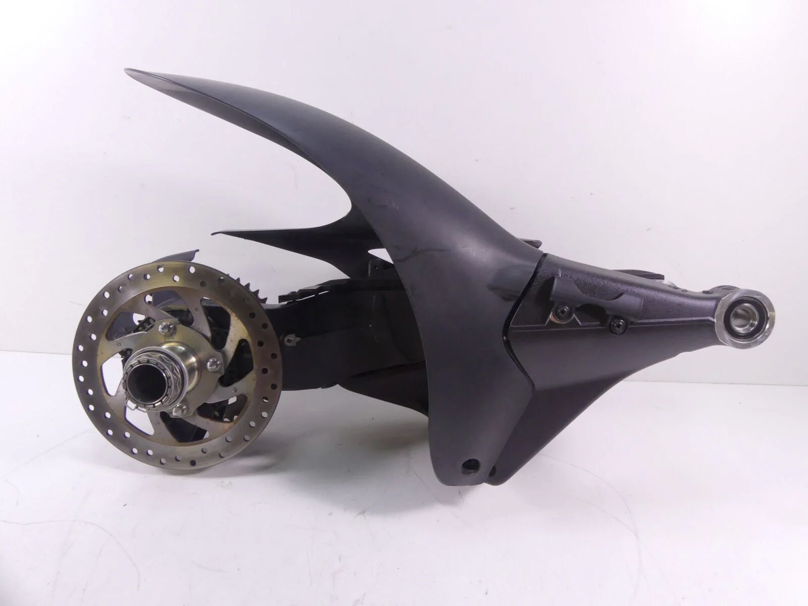 2015 Ducati Diavel Dark Rear Swingarm Swing Arm Axle + Mud Guard 37020953CA - Image 2