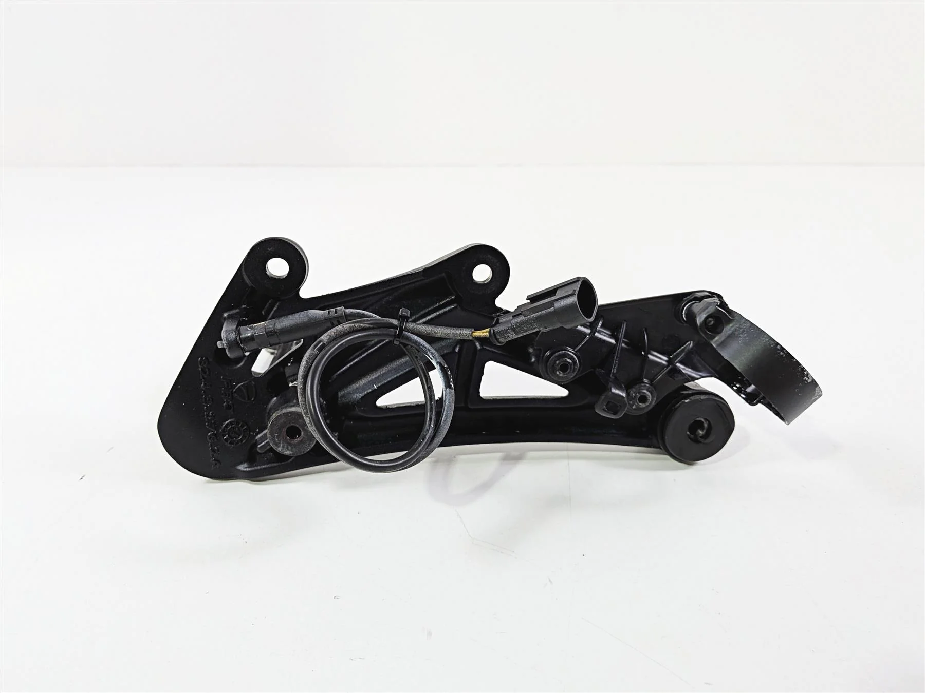 2015 Ducati Diavel Dark Right Rider Foot Peg & Mount 82411761B - Image 4