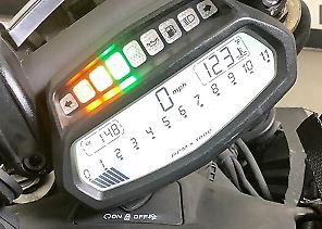 2015 Ducati Diavel Dark Speedometer Tacho Gauge Instrument 9K + Mount 40611081 - Image 2