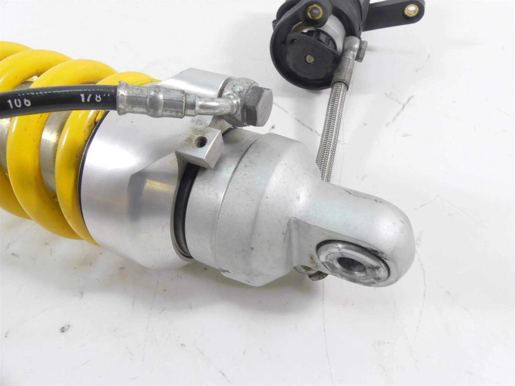 2015 Ducati Diavel Dark Straight Rear Sachs Shock Damper Suspension 36521011B - Image 3