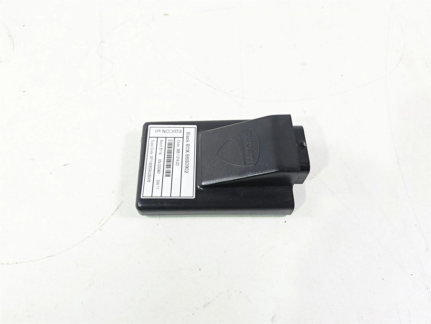 2015 Ducati Hypermotard 821 SP Black Box BBS0902 Control Module Unit 38510192C - Image 2