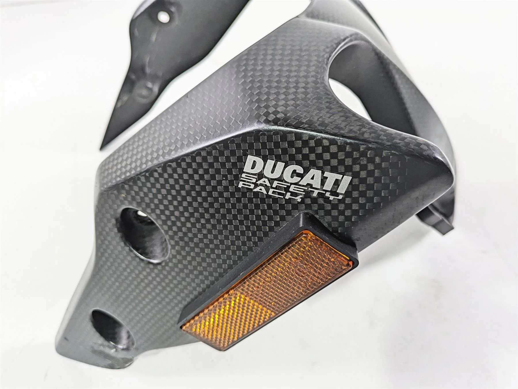 2015 Ducati Hypermotard 821 SP Carbon Fiber Lower Front Fender - Read 56411052AA - Image 6