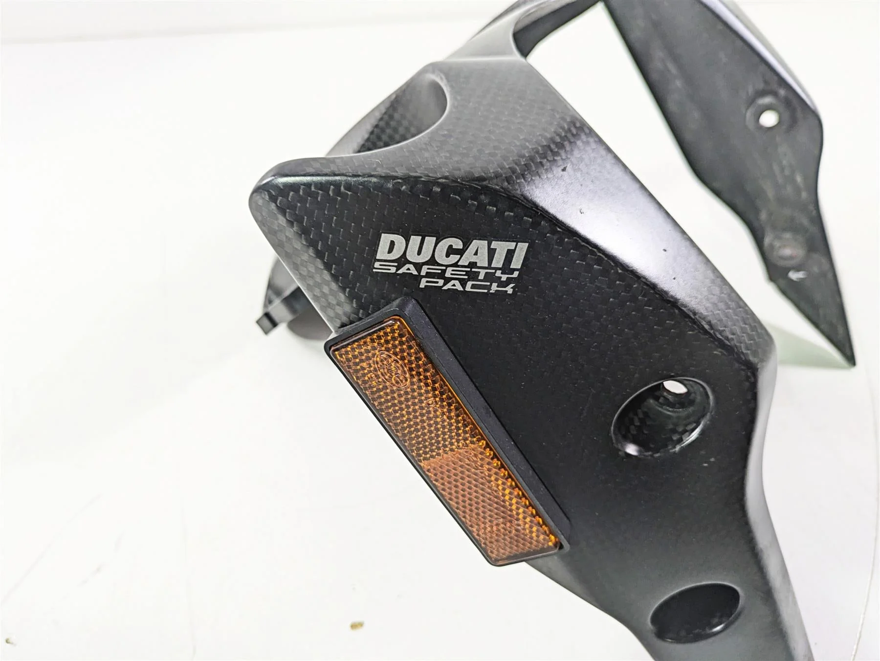 2015 Ducati Hypermotard 821 SP Carbon Fiber Lower Front Fender - Read 56411052AA - Image 7