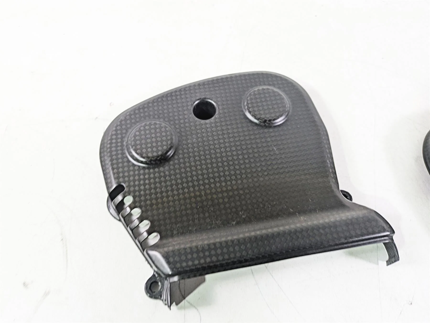 2015 Ducati Hypermotard 821 SP Carbon Fiber Timing Cover Set 24511411A 24511101B - Image 7