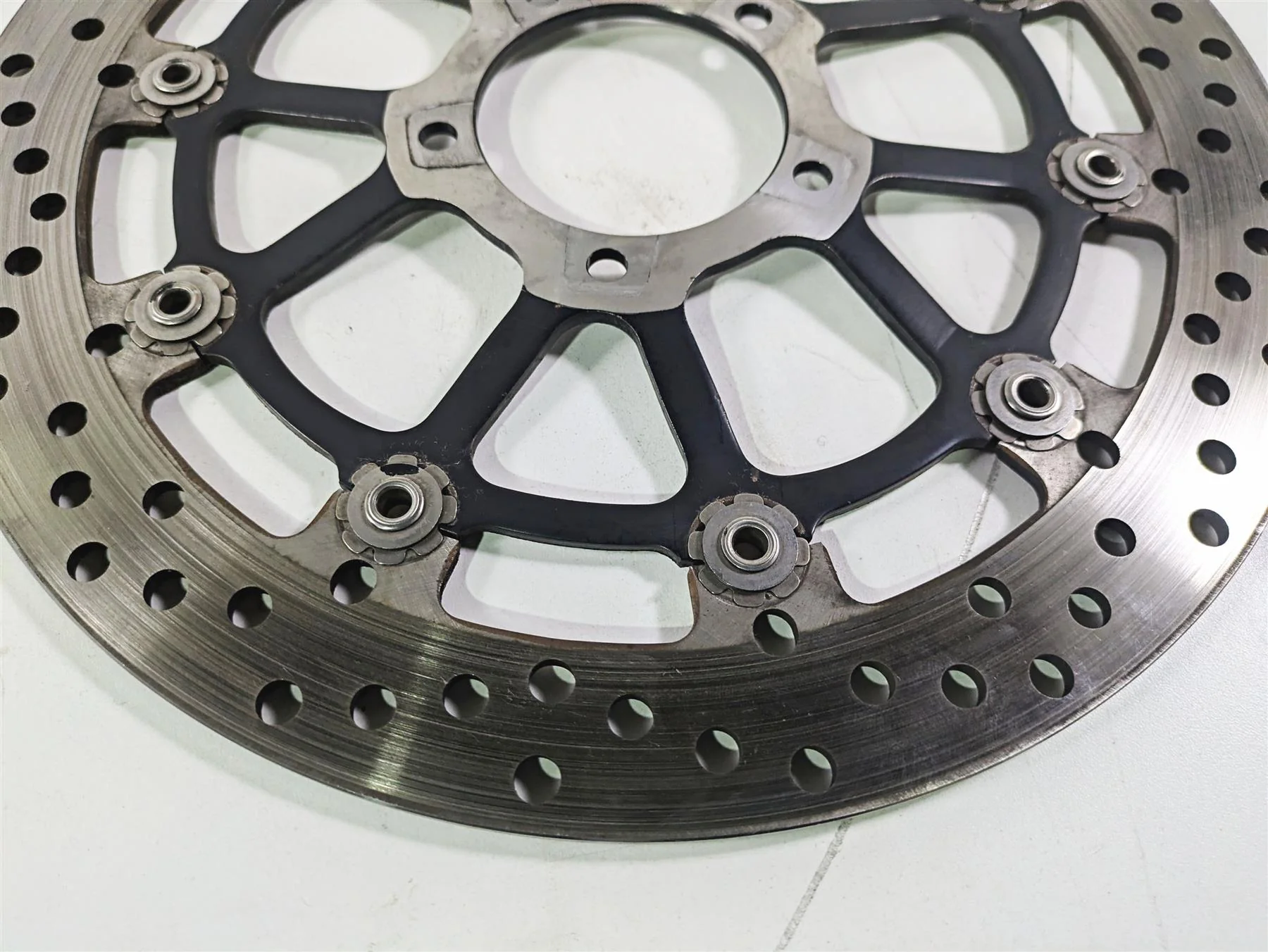 2015 Ducati Hypermotard 821 SP Front Brake Disc Rotor Set 49241011A - Image 8