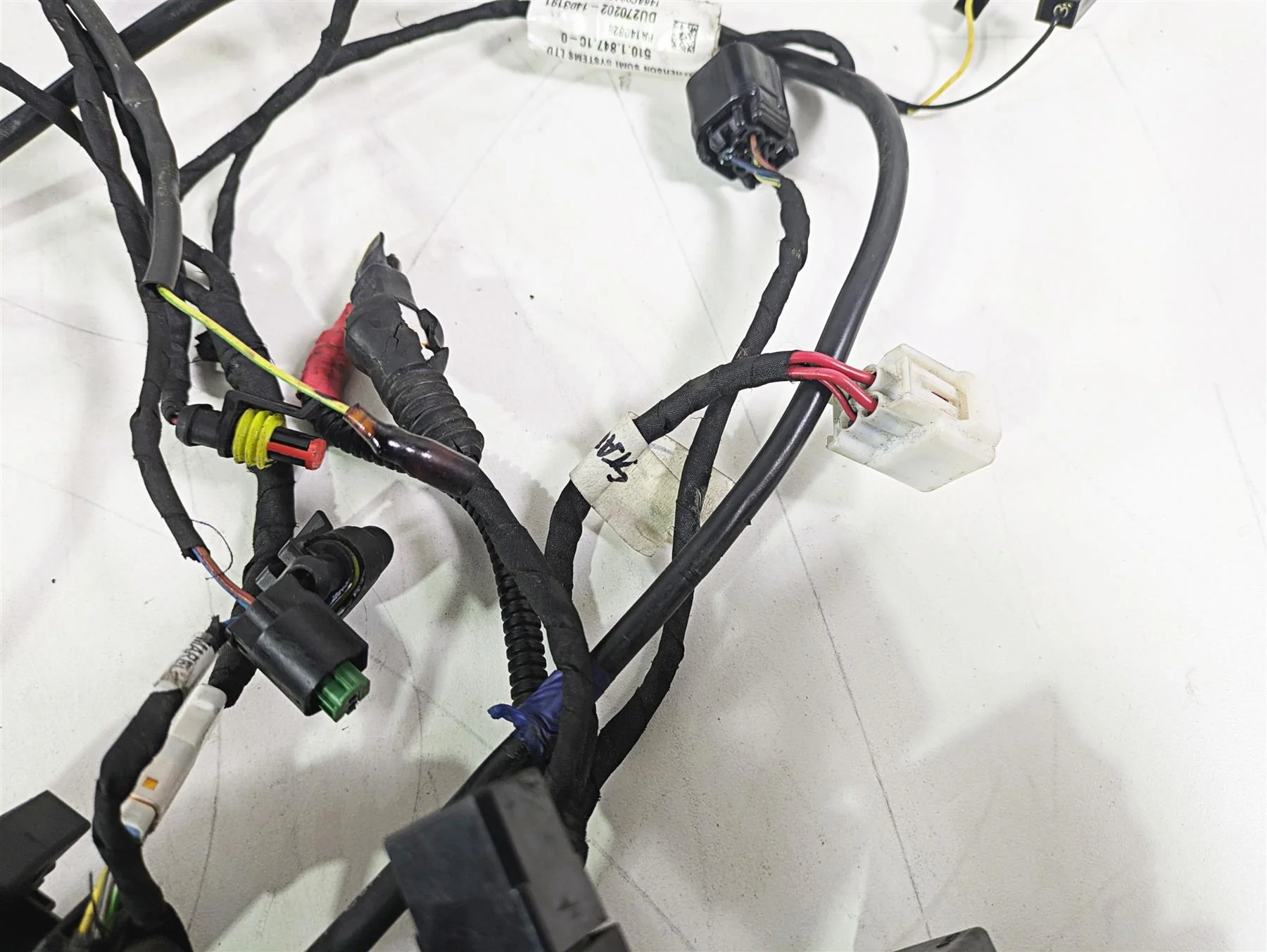 2015 Ducati Hypermotard 821 SP Main Wiring Harness Loom - No Cut 51018451D - Image 3