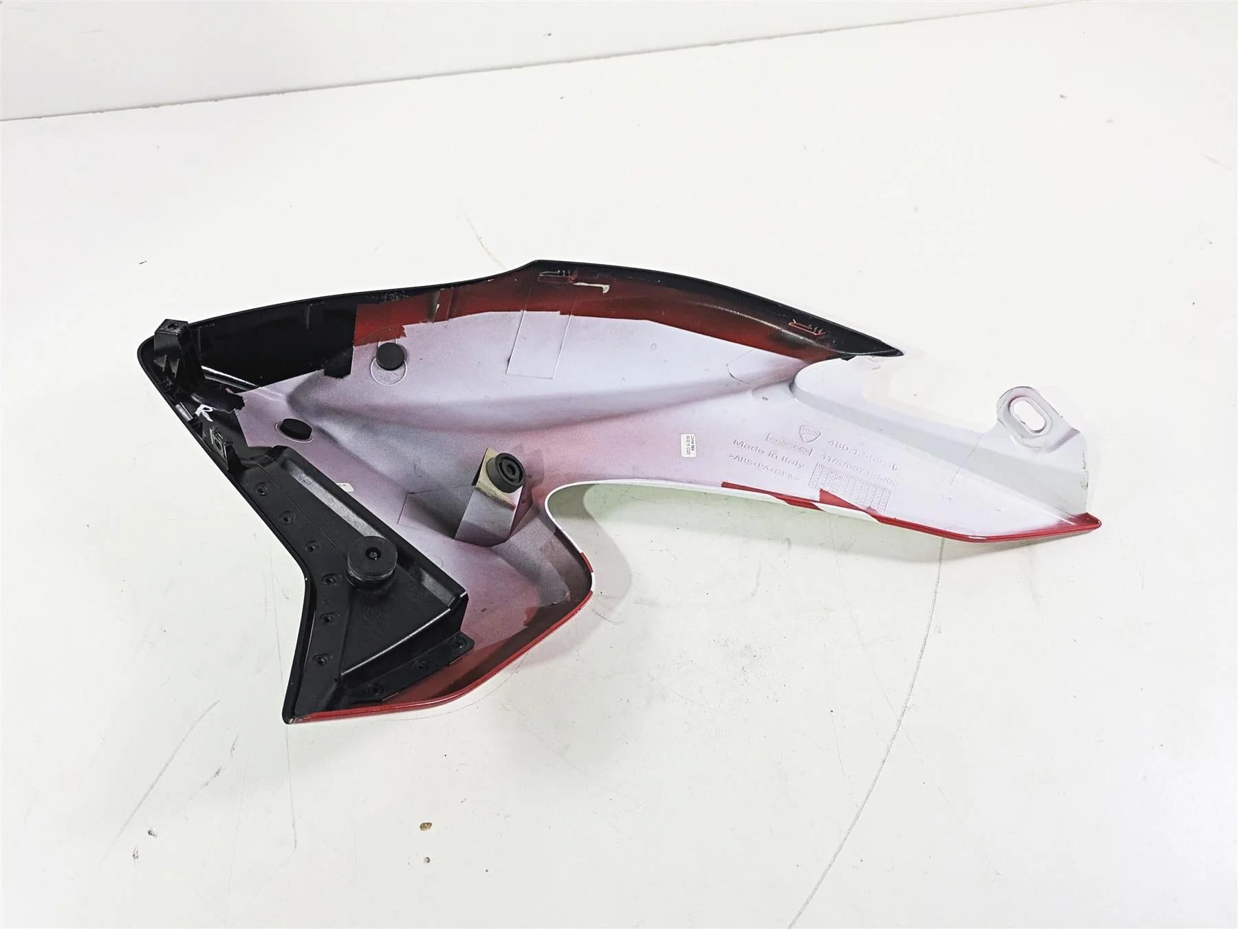 2015 Ducati Hypermotard 821 SP Right Fuel Gas Tank Fairing Cover Cowl 48015691C - Image 10