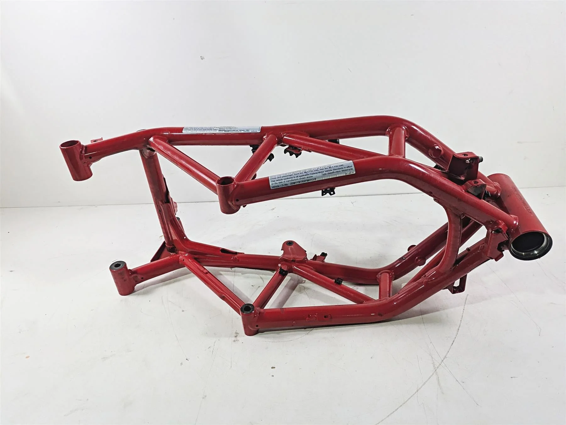 2015 Ducati Hypermotard 821 SP Straight Main Frame Chassis 470P7141EA - Image 11