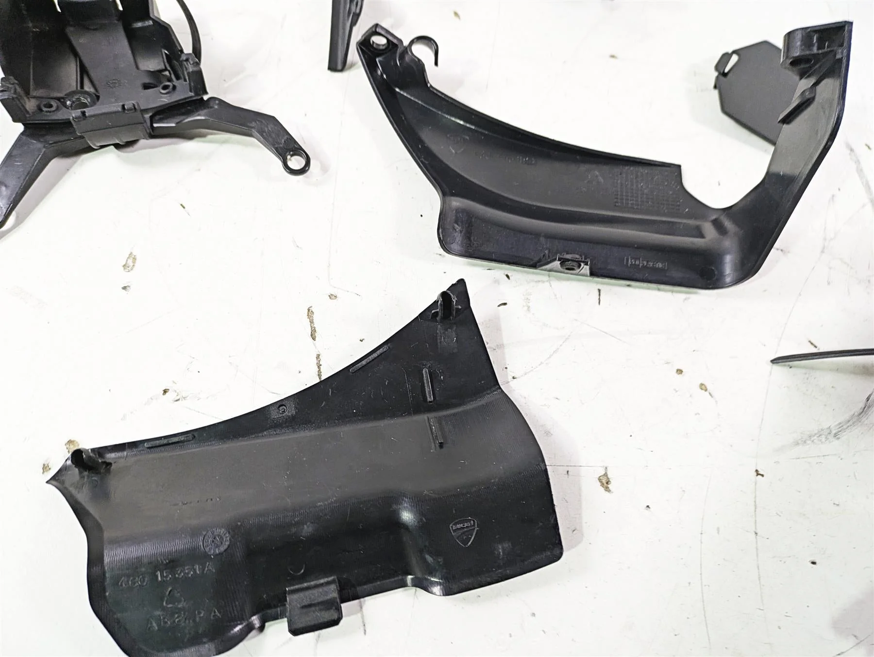 2015 Ducati Panigale 1299 S Black Molded Infill Cover Fairings Set 8291B801A - Image 5