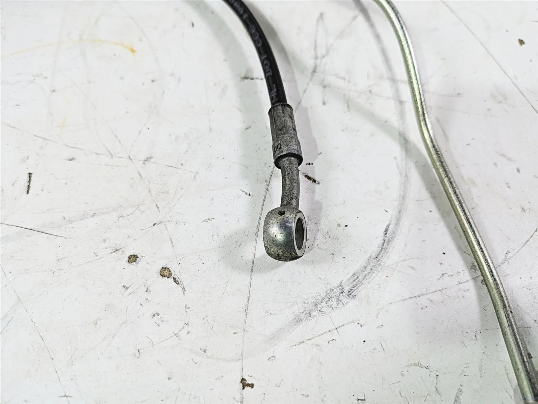 2015 Ducati Panigale 1299 S Front Abs Brake Line Hose Set 61841151C - Image 3