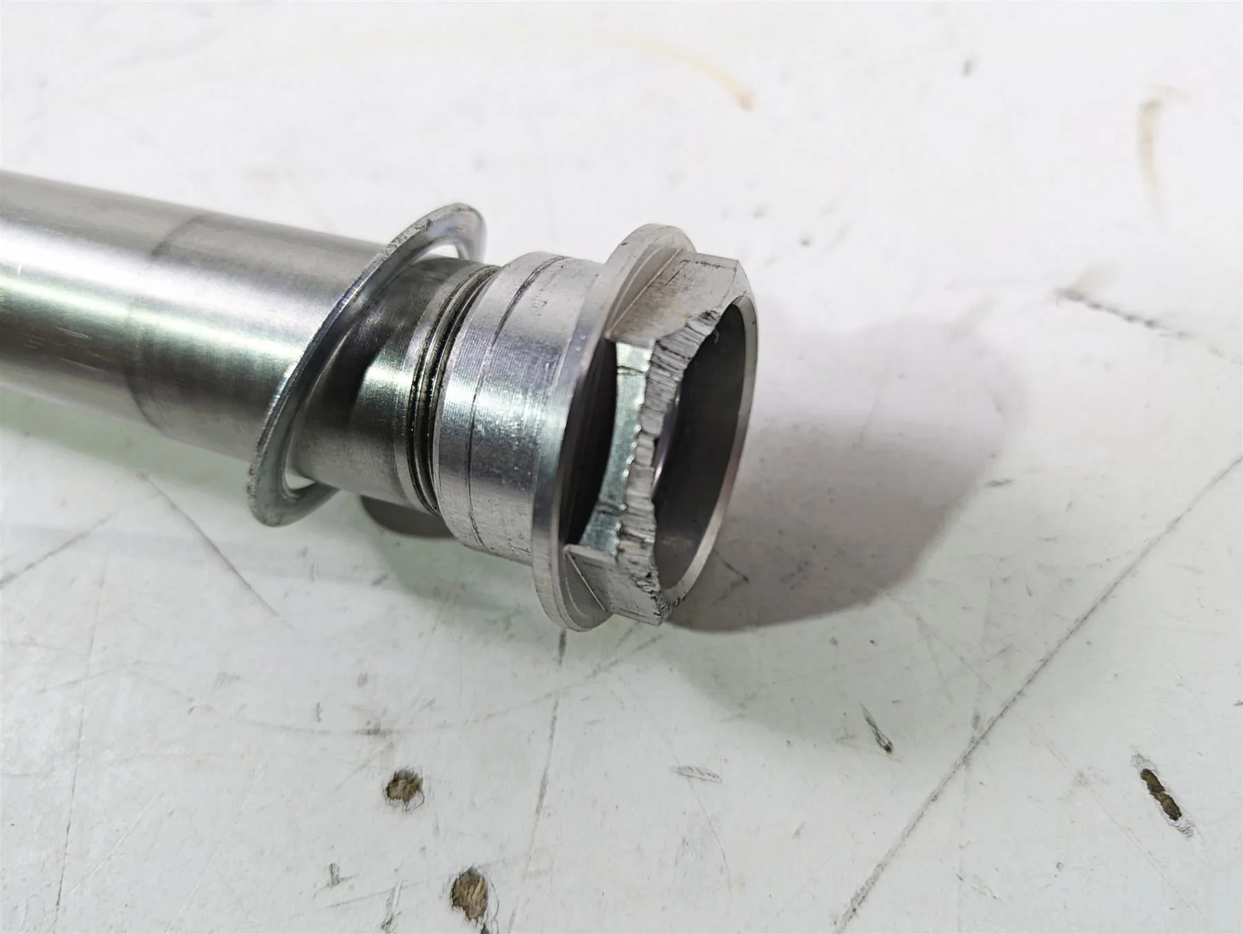 2015 Ducati Panigale 1299 S Front Axle Wheel Spindle 25mm 81910693AA - Image 5