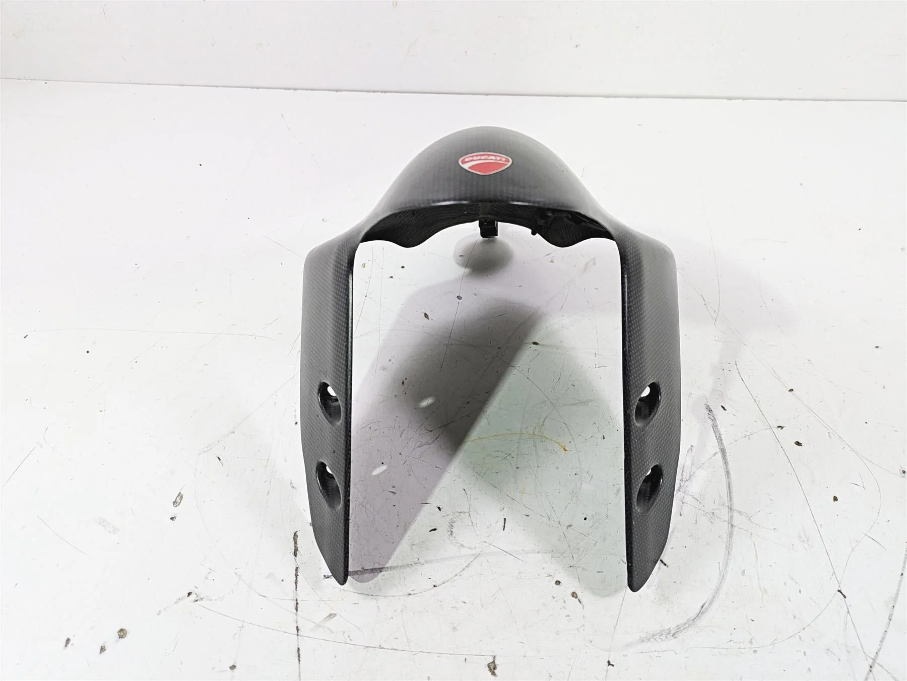 2015 Ducati Panigale 1299 S Front Fender Carbon Fiber 56420982A - Image 10