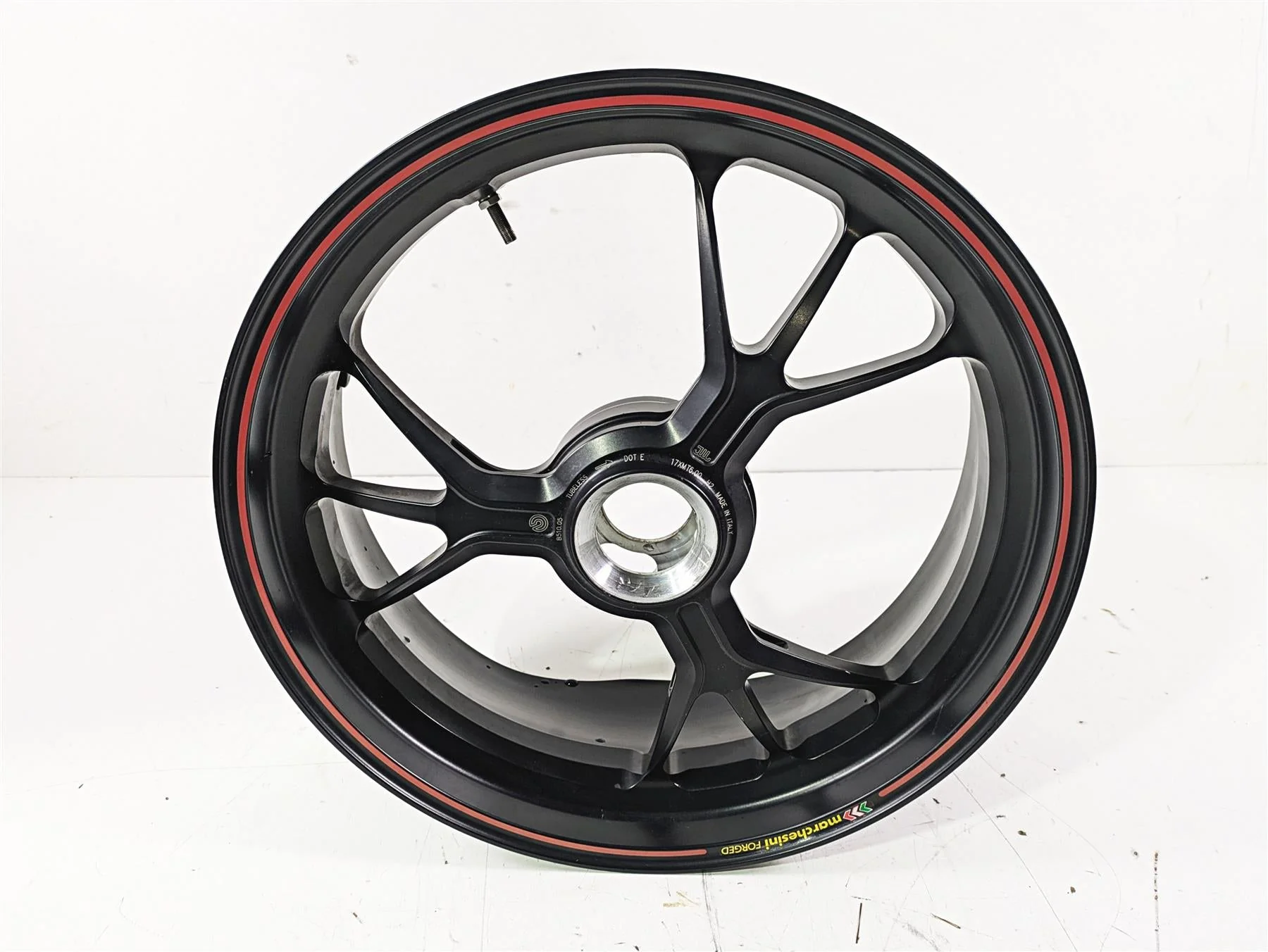 2015 Ducati Panigale 1299 S Rear Marchesini 6x17 Wheel Rim DENT 50221501AB