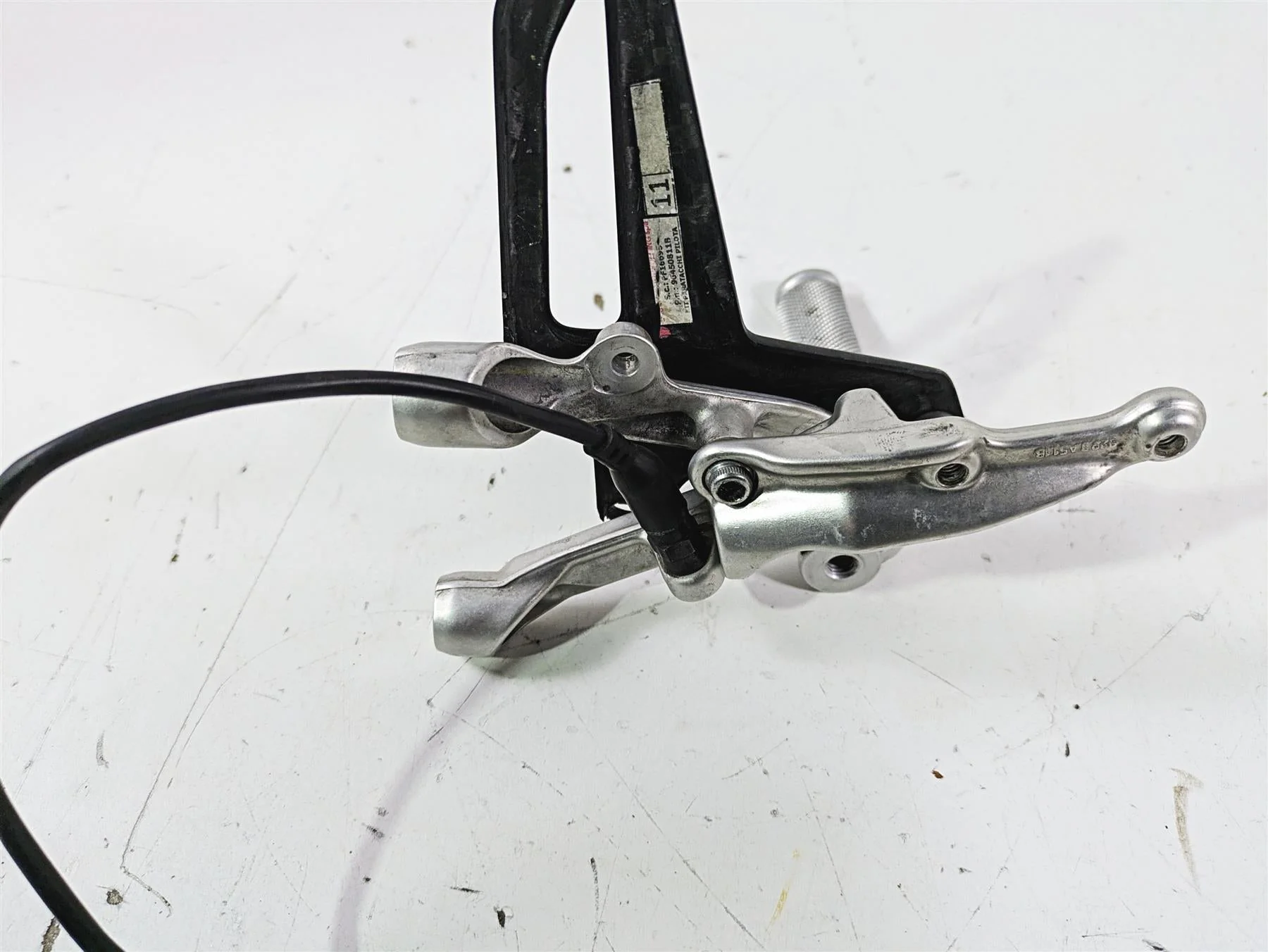 2015 Ducati Panigale 1299 S Right Footpeg Frame Mount Brake Pedal 82414621AA - Image 12