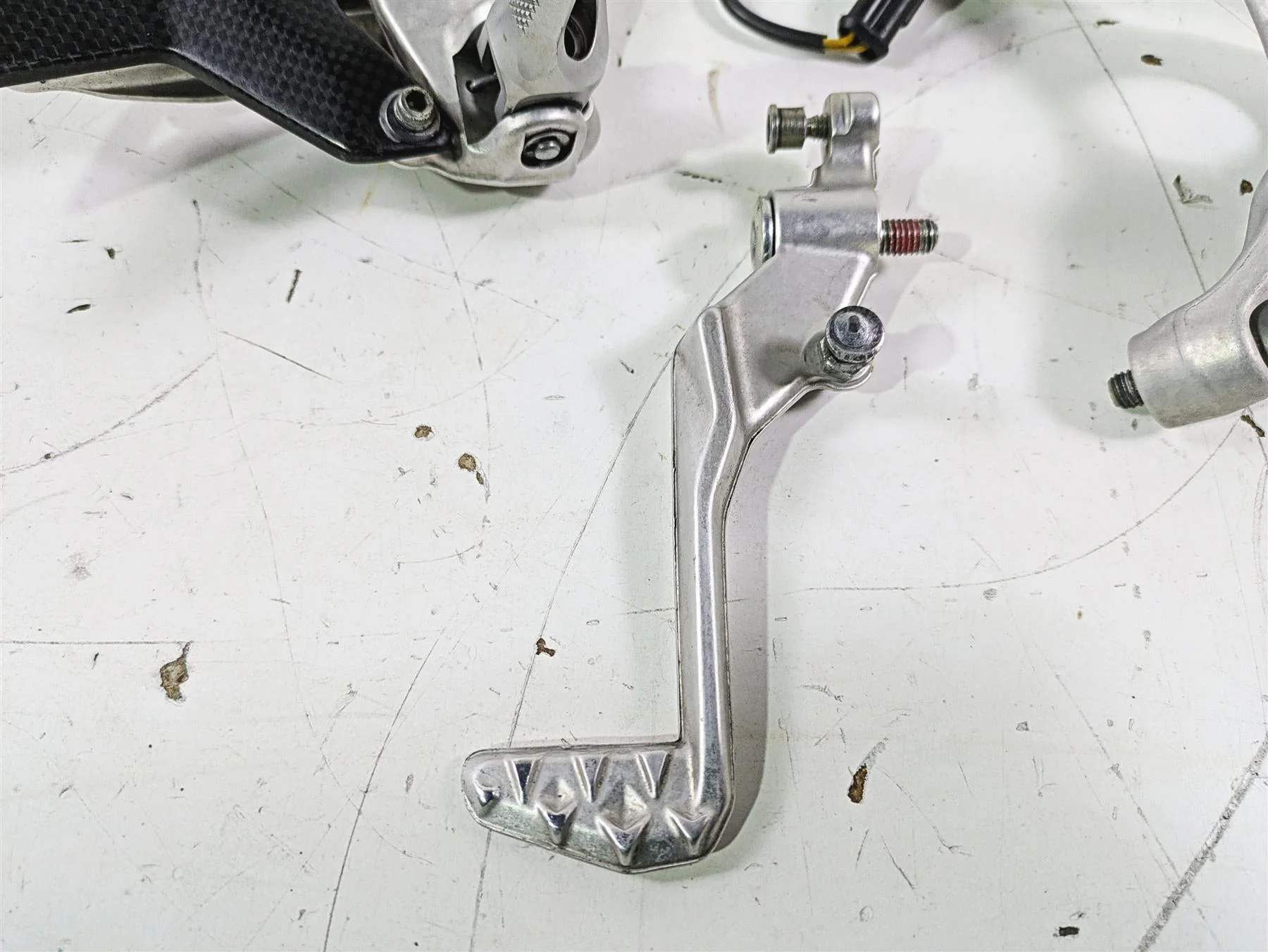 2015 Ducati Panigale 1299 S Right Footpeg Frame Mount Brake Pedal 82414621AA - Image 5