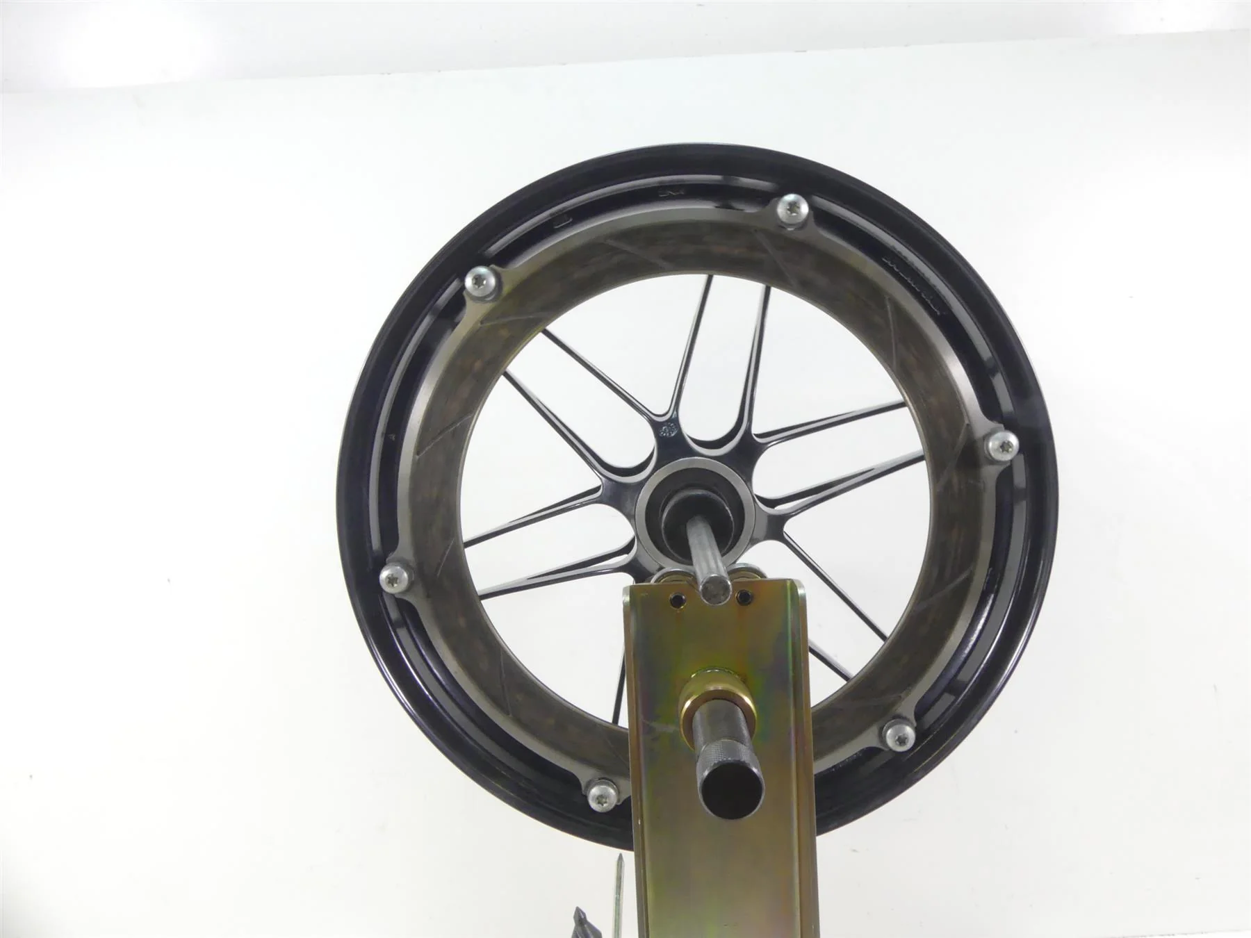 2015 Eric Buell Racing 1190SX Straight Front Wheel Rim 17x3.5 & Disc G0100.1B7YT - Image 2
