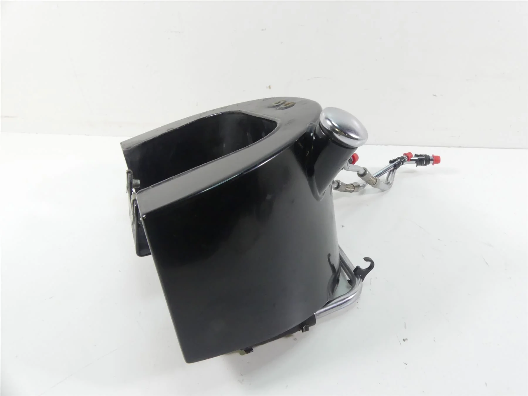 2015 Harley FLS Softail Slim Black Oil Tank & Lines Hoses 62492-01 - Image 4