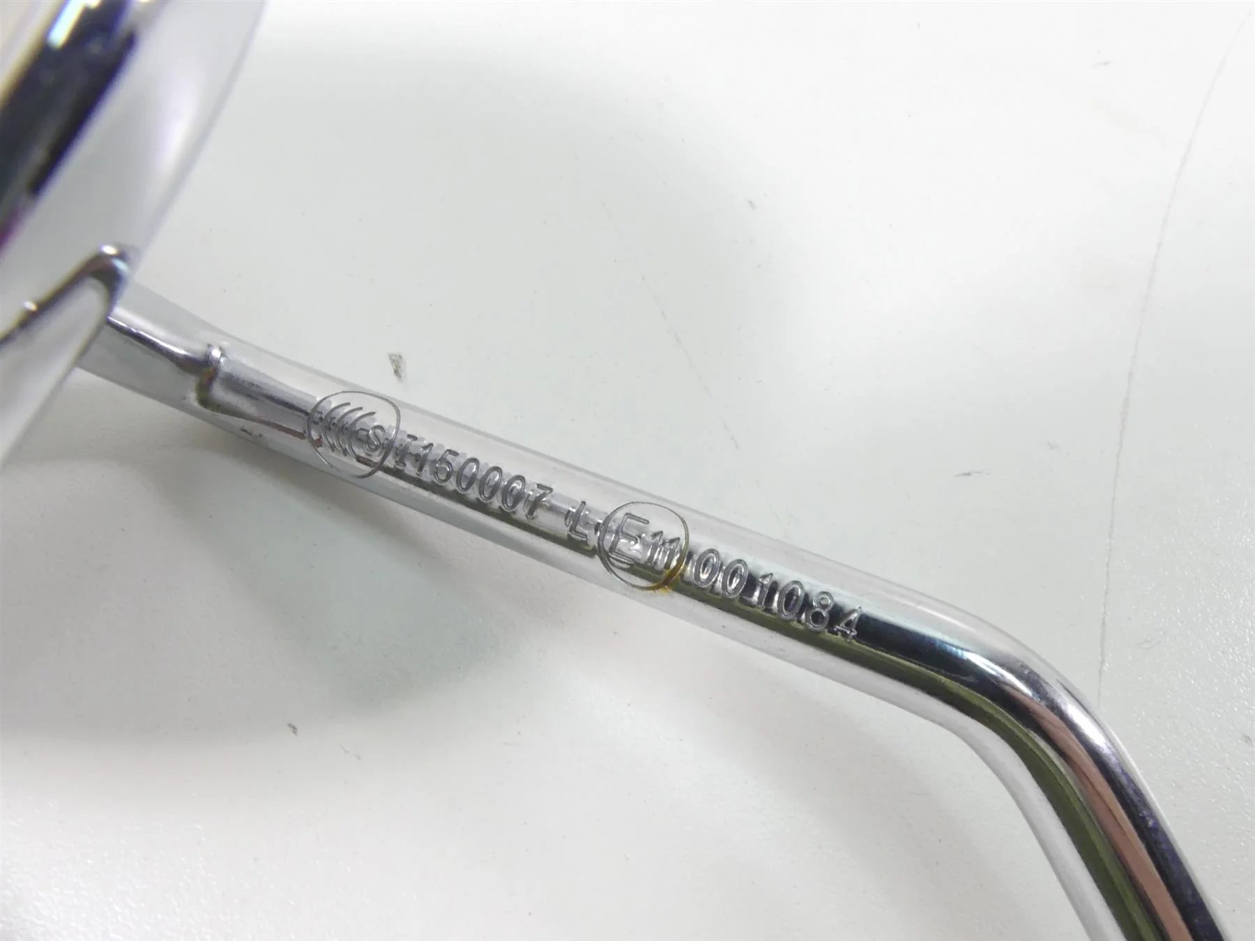 2015 Harley FLS Softail Slim Oem Left Chrome Rear View Mirror 91845-03 - Image 7