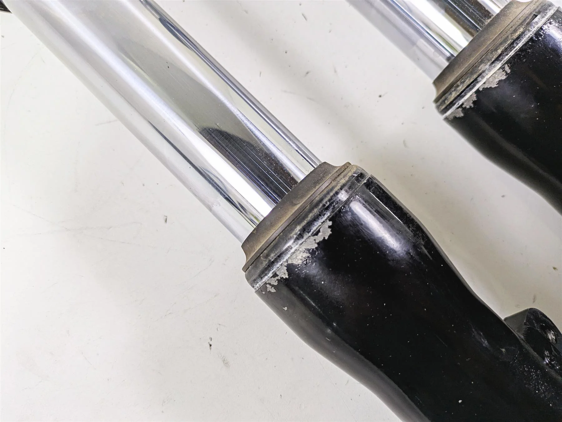 2015 Harley FXDF Dyna Fat Bob Fork Leg Set - No Leaks 49mm 48623-08A 48622-08A - Image 12