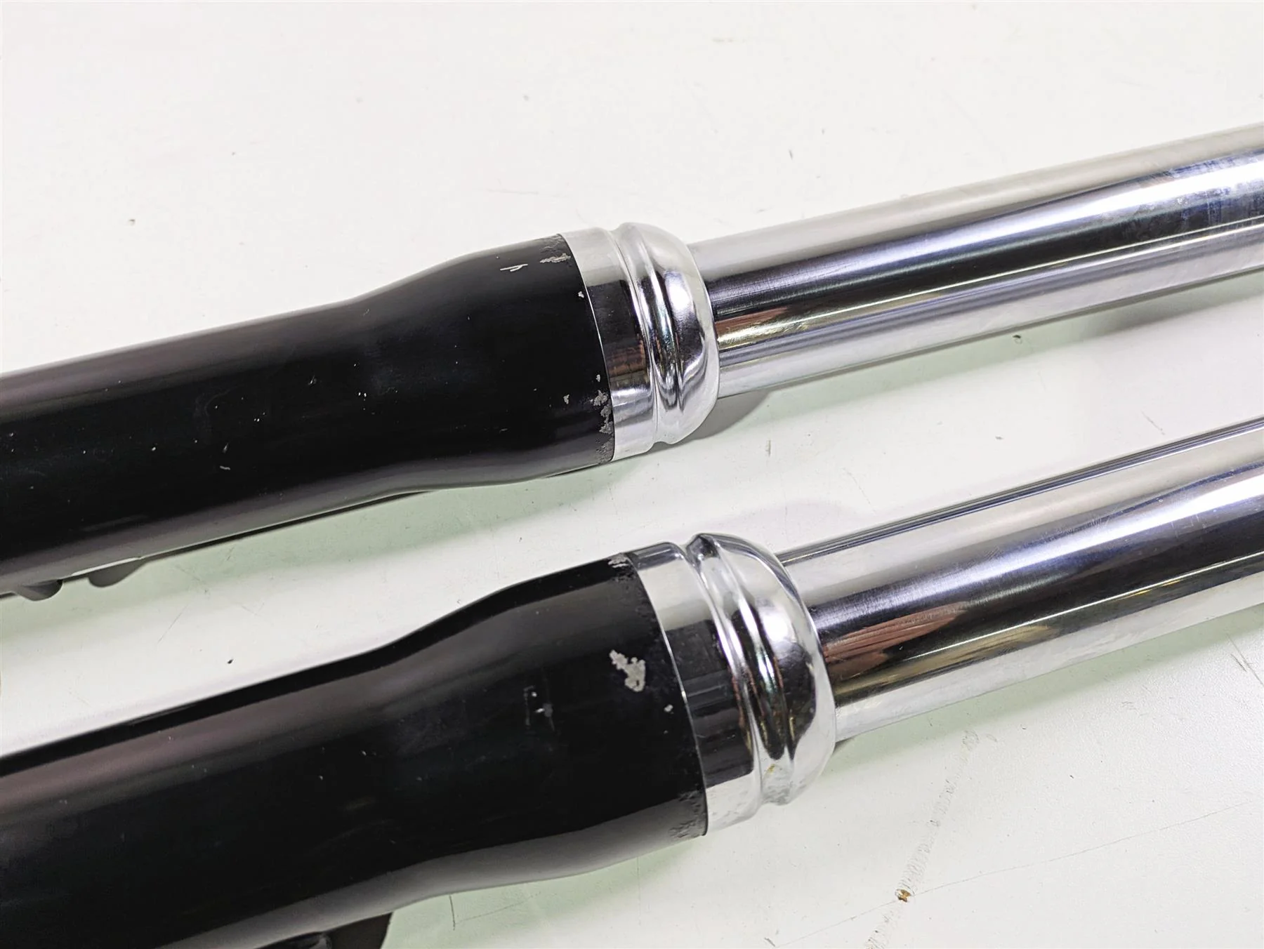 2015 Harley FXDF Dyna Fat Bob Fork Leg Set - No Leaks 49mm 48623-08A 48622-08A - Image 3