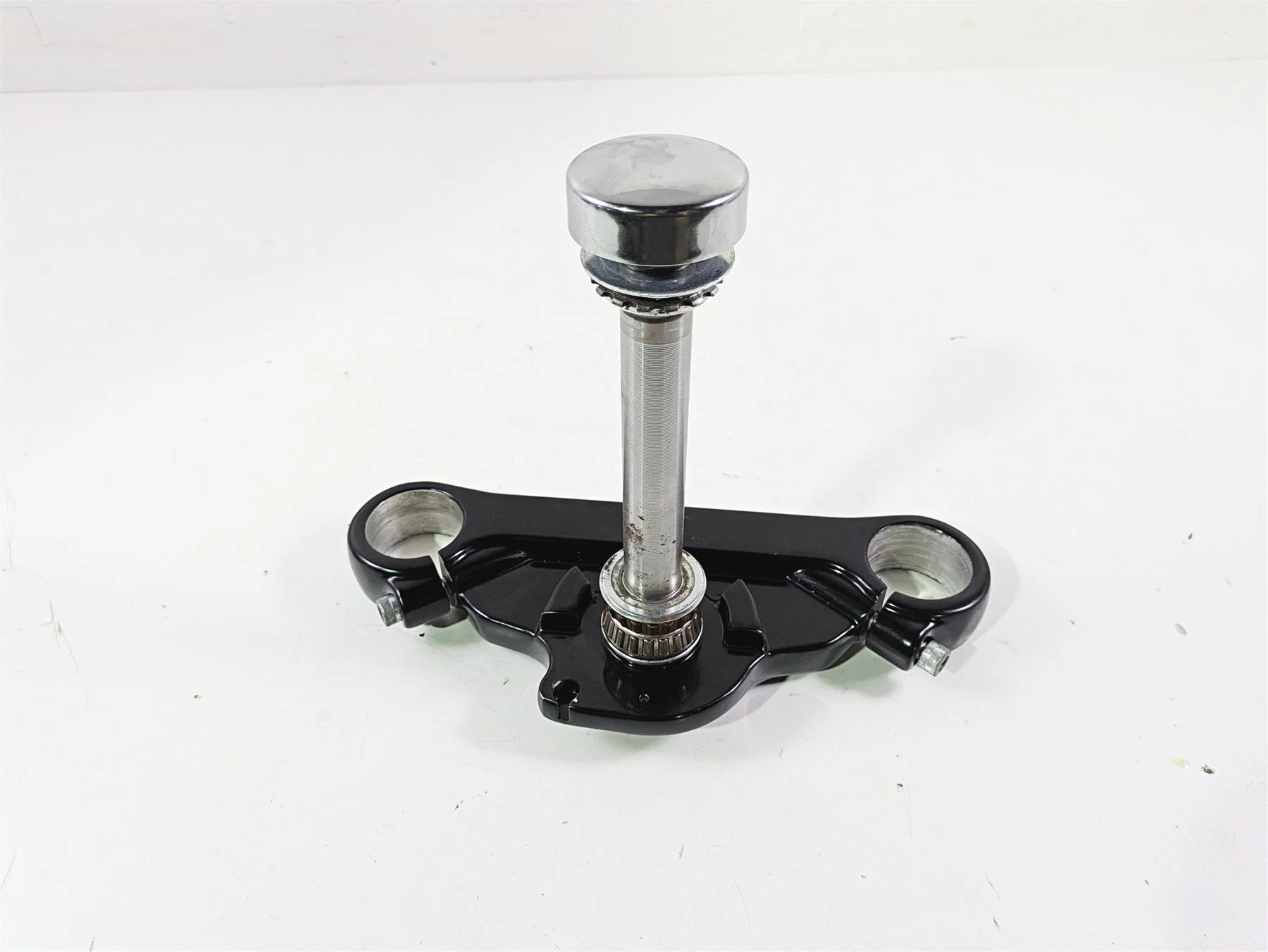 2015 Harley FXDF Dyna Fat Bob Lower Triple Tree Steering Clamp Black 48659-09 - Image 11