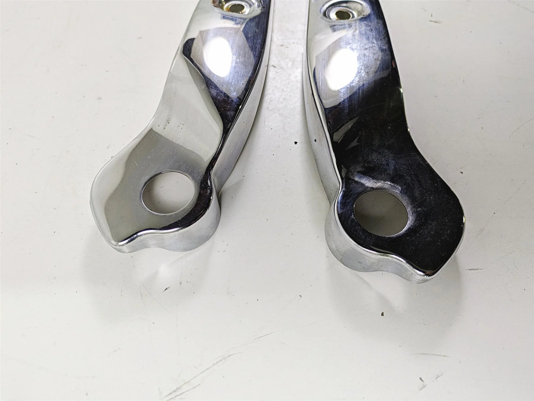 2015 Harley FXDF Dyna Fat Bob Rear Chrome Fender Struts Braces 59410-08 59281-08 - Image 12