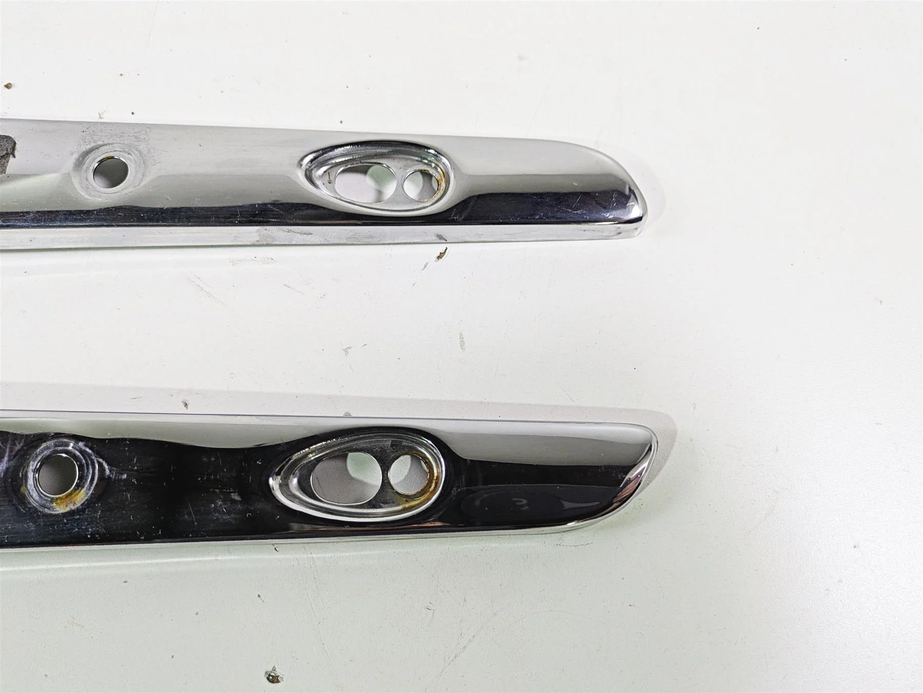 2015 Harley FXDF Dyna Fat Bob Rear Chrome Fender Struts Braces 59410-08 59281-08 - Image 7