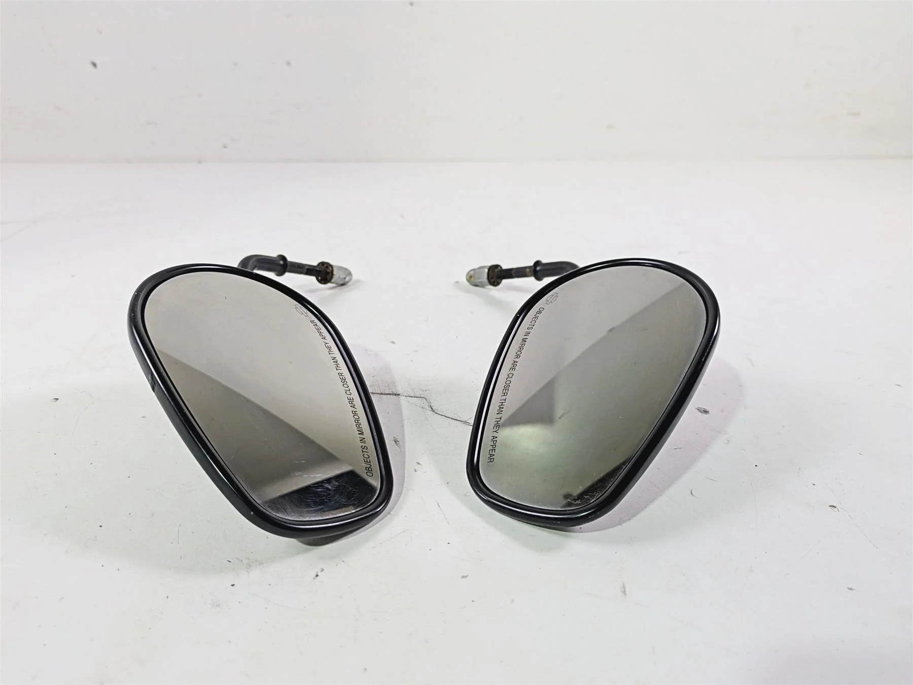 2015 Harley FXDF Dyna Fat Bob Rear View Mirror Set 91909-03B 91910-03B - Image 12