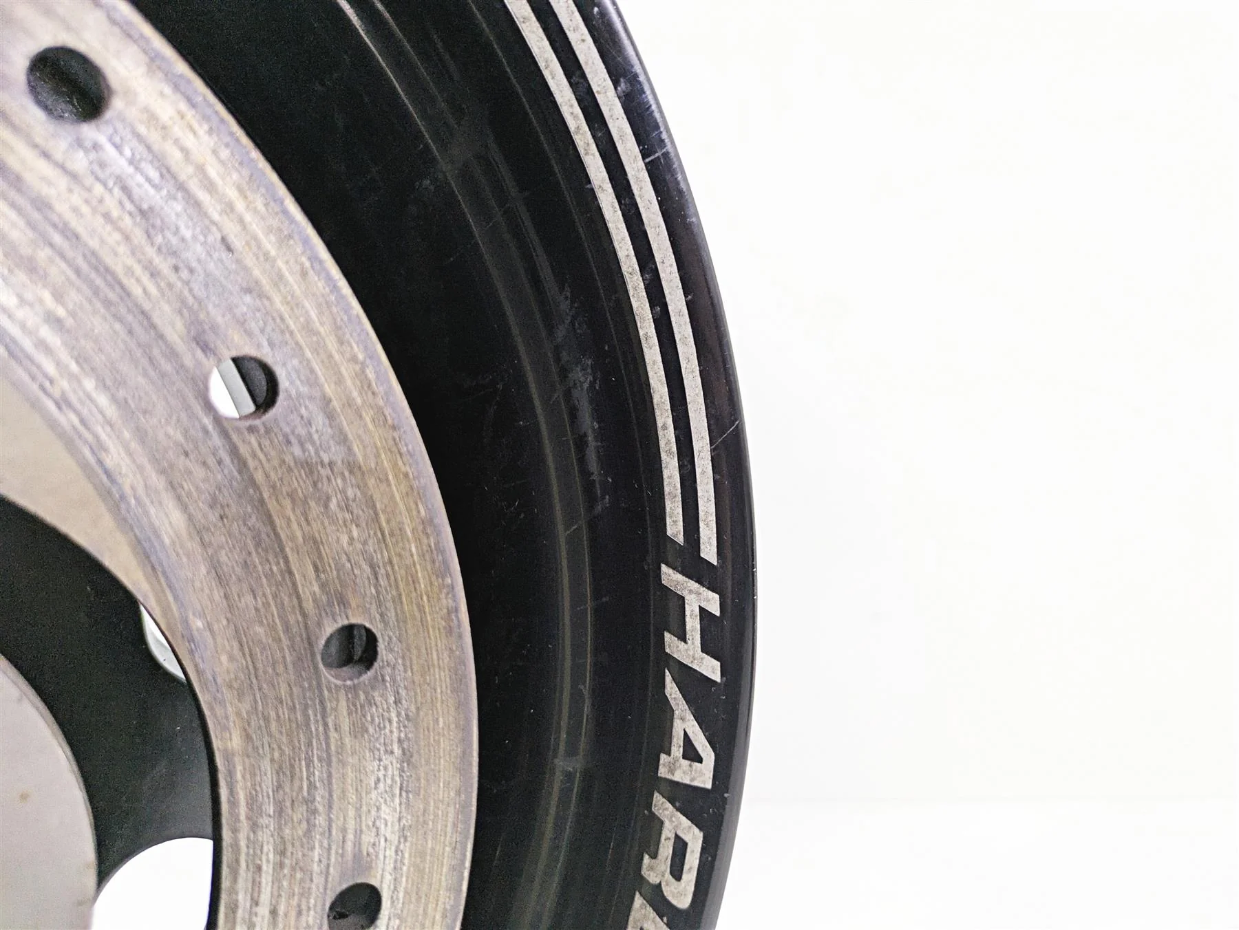 2015 Harley FXDF Dyna Fat Bob Rear Wheel Rim Straight 16x5 Black 40900261 - Image 12